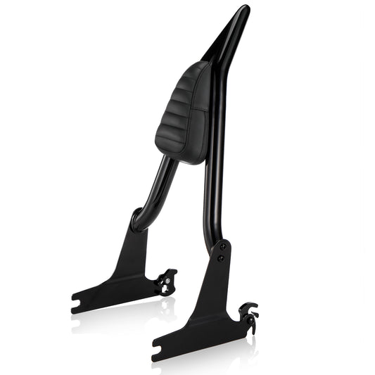 MoKitDora Sissy Bar Detachable Passenger Backrest for Harley Softail 2006-2017 Fat Boy Cross Bones Night Train FL FXST, Black