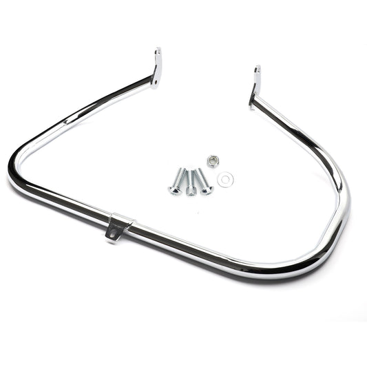 MoKitDora Engine Guard Highway Crash Bar 1.25" Fat for Harley 2000-2017 FL Heritage Softail Classic Deluxe Fat Boy FLSTF Models, Chrome