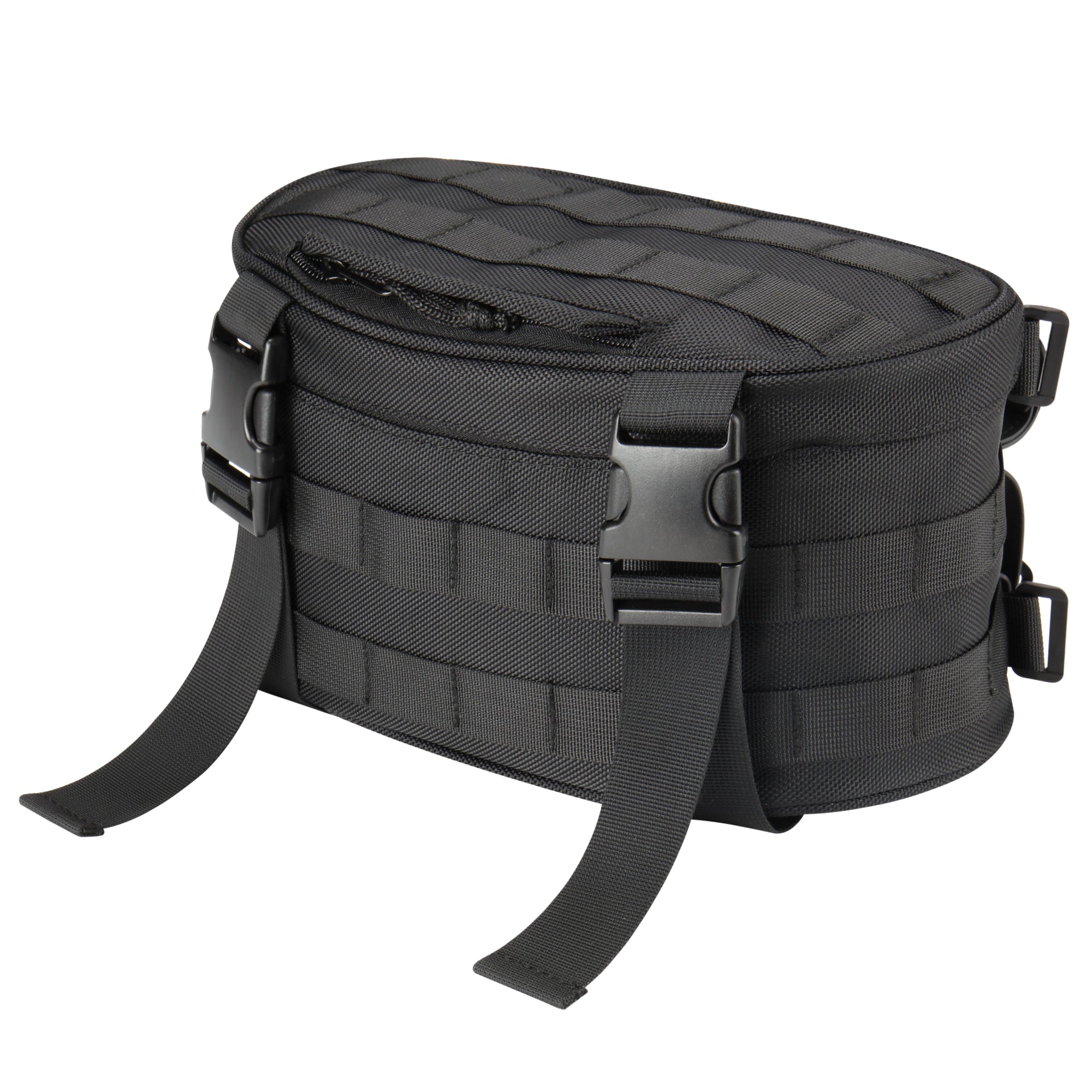 Motorcycle Bag, Universal Motorcycle Handlebar Bag Front Fork Storage Saddle Bag Fit for Harley Touring Softail Dyna Sportster