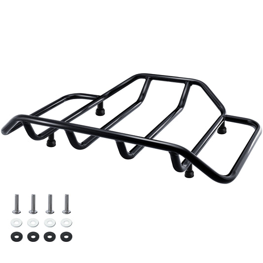 MoKitDora Tour Pack Luggage Rack Trunk Top Rack Compatible with Harley 1984-up Touring CVO Street Electra Road Glide King Ultra Limited