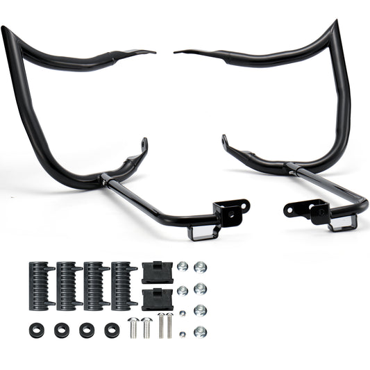 MoKitDora 2023-2025 Street Glide Road Glide Saddlebag Guard Rear Crash Bars 1.25" for Harley FLHXSE FLTRXSE FLHX FLTRX FLTRXSTSE Mount Bracket Support Sharp