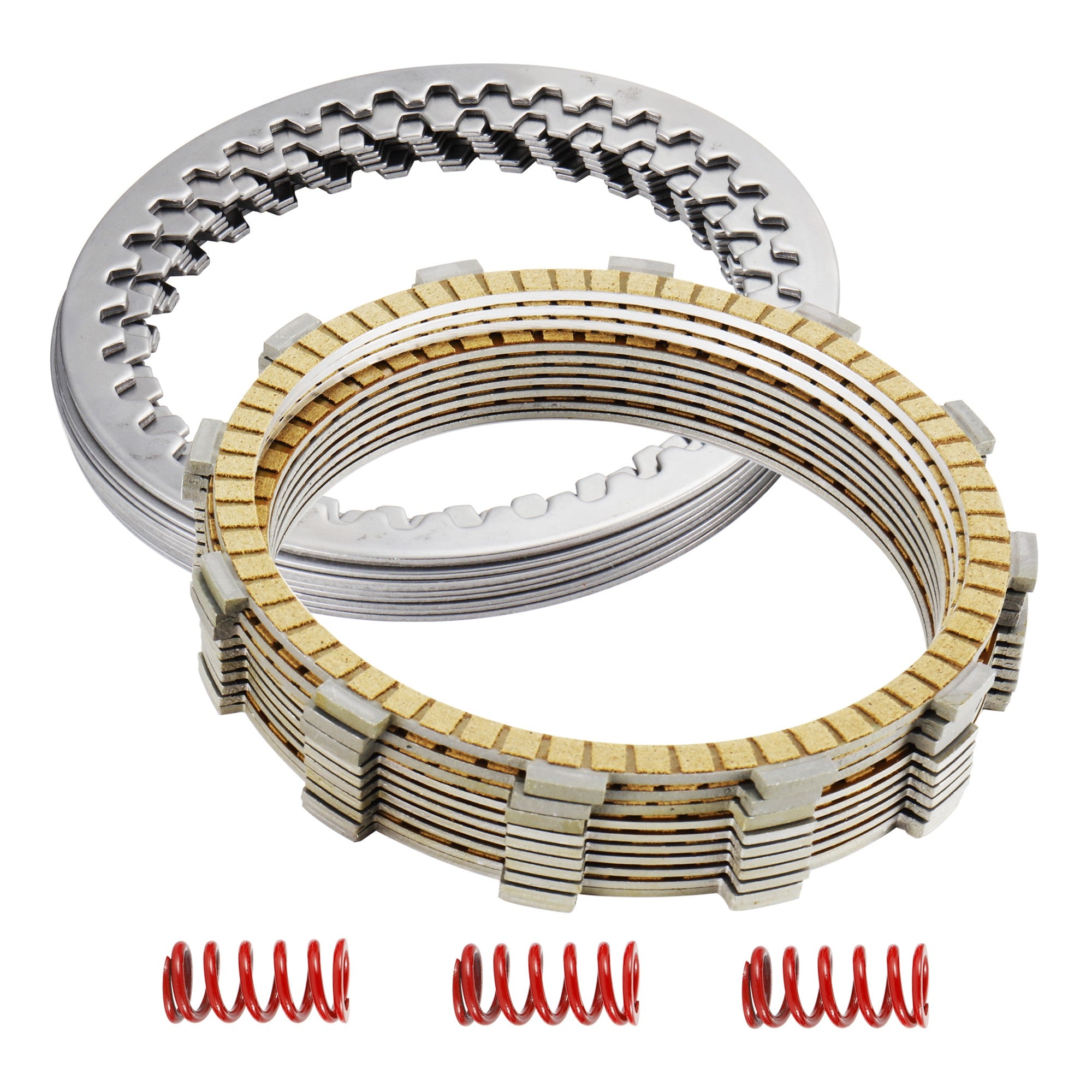 M8 2017-up Touring & 2018-up Softail Clutch Plates Kit Friction Steel for Harley 2017-up Touring Street Glide/Road Glide/Road King/Electra Glide & 2018-up Softail with Milwaukee 8 Engine