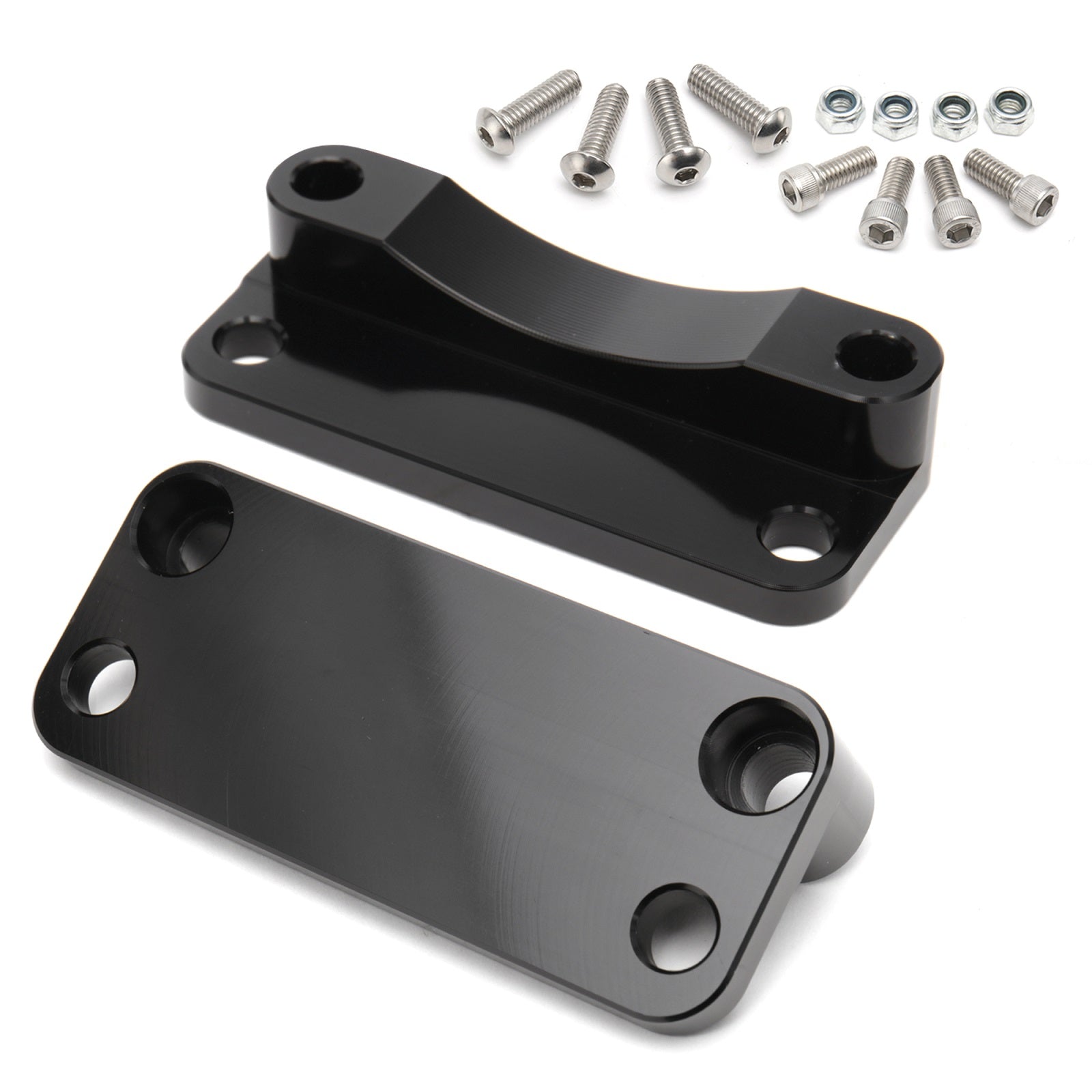 MokitDora Front Fender Spacer Bracket Relocator Kit 20mm Lift Riser Fits Harley Touring Road King Street Electra Glide FLHR FLHT 1993-2013 21