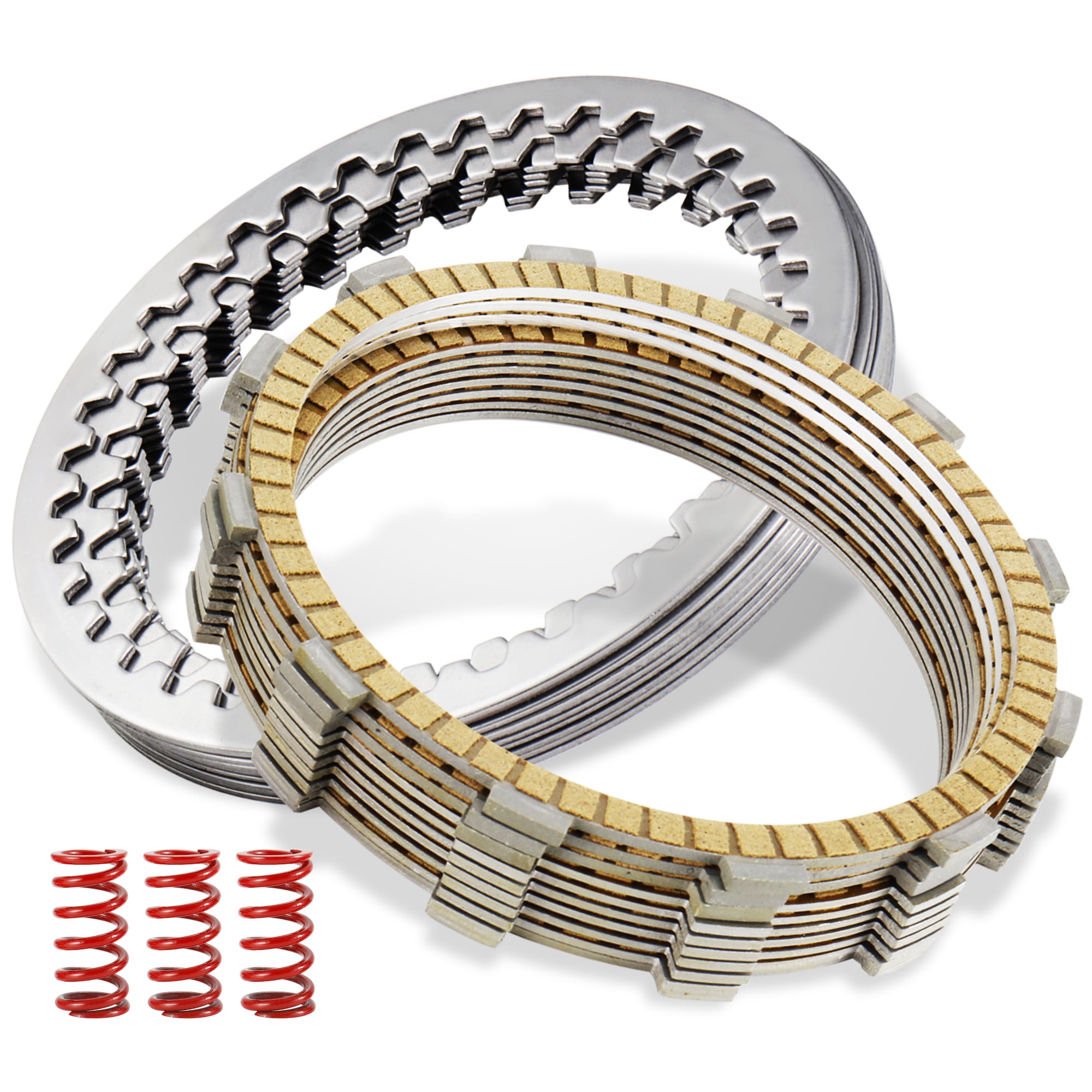 M8 2017-up Touring & 2018-up Softail Clutch Plates Kit Friction Steel for Harley 2017-up Touring Street Glide/Road Glide/Road King/Electra Glide & 2018-up Softail with Milwaukee 8 Engine