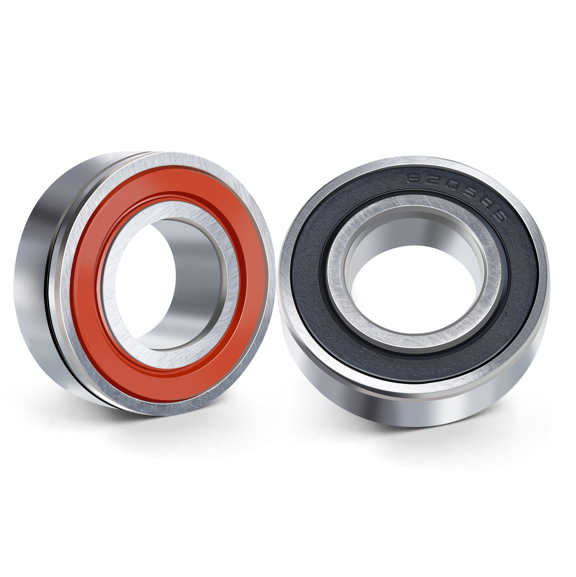 MoKitDora 25mm Wheel Bearing Sealed Kit Front Rear for 2000-2007 Harley Touring Electra Road King Glide Dyna V-Rod Sportster 883 1200 Super Glide Low Rider