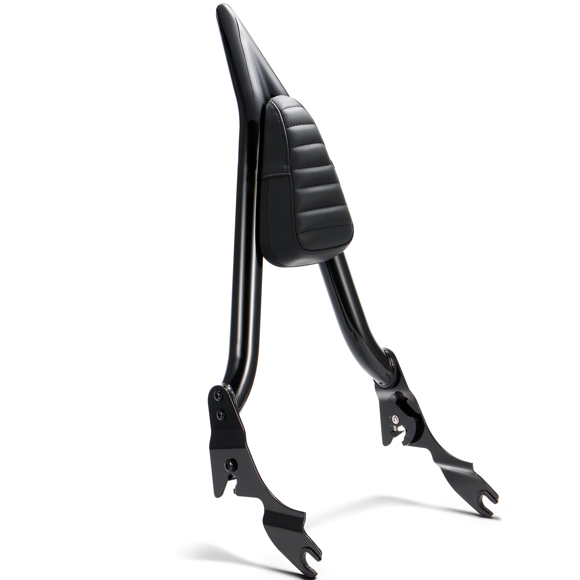 MoKitDora Touring Sissy Bar Passenger Detachable Backrest for 2009-2025 Harley Street Glide FLHX Road Glide FLTR Electra Glide FLHT Road King FLHR, Black