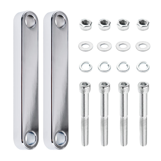 MoKitDora Touring Front Fender Spacers Bracket for 30" Wrap Wheel Compatible with 2014-up Harley Road King Road Glide Street Glide Electra Glide FLH FLT