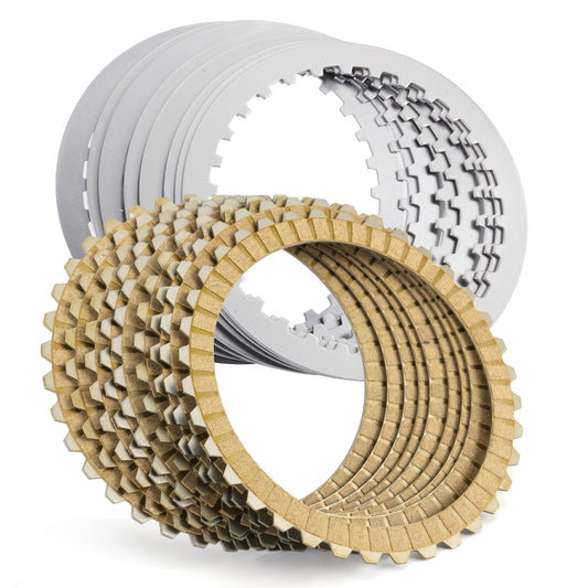Big Twin Extra Clutch Friction Steel Plates 17pcs Clutch Kit for 1991-2017 Sportster, and 1991-2002 Buell All Models