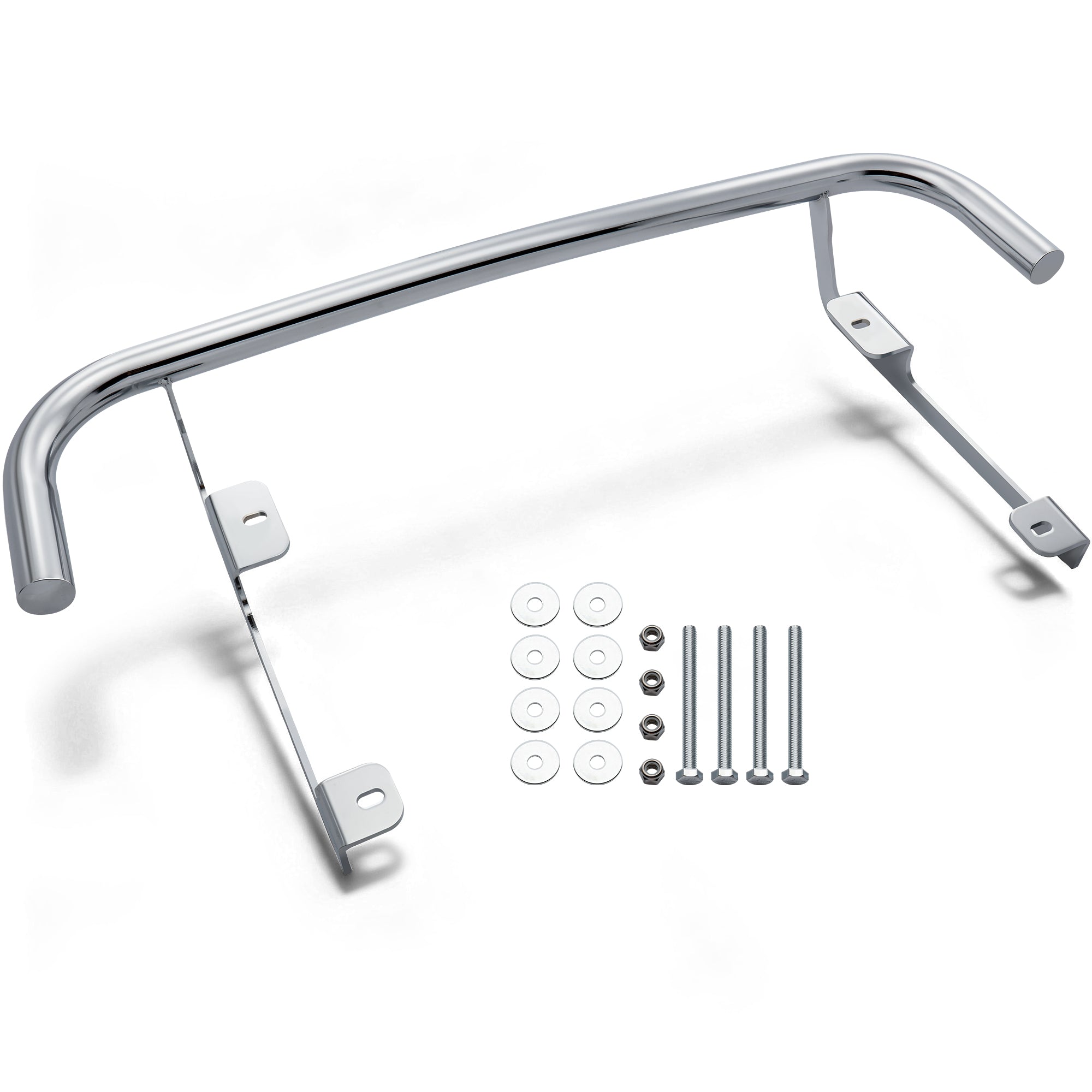 MoKitDora Trunk Guard Rear Bumper Crash Bar Protector for 2009-later Harley Trike Tri Glide Ultra, Road Glide 3 models, Chrome