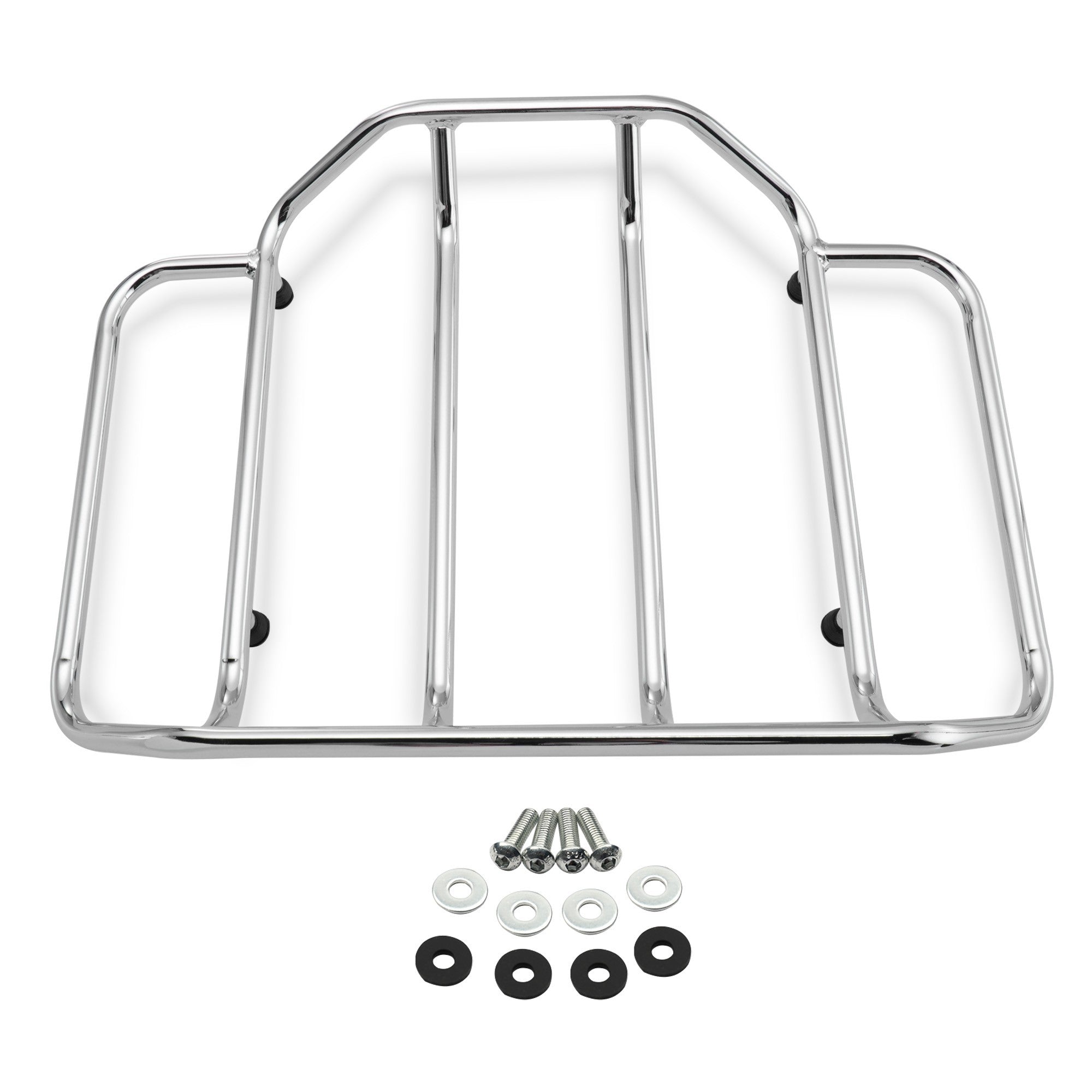MoKitDora Tour Pack Luggage Rack Trunk Top Rack Compatible with Harley 1984-up Touring CVO Street Electra Road Glide King Ultra Limited