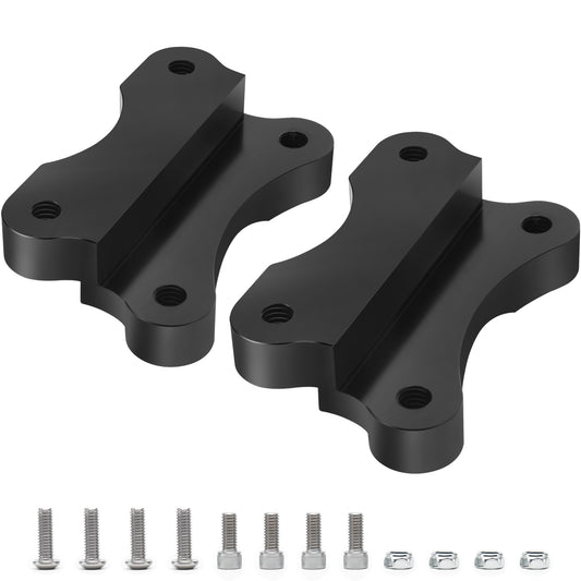 MokitDora Front Fender Spacer Bracket Relocator Riser Kit Compatible with 1986-2017 Harley Softail 21" Wheel Model