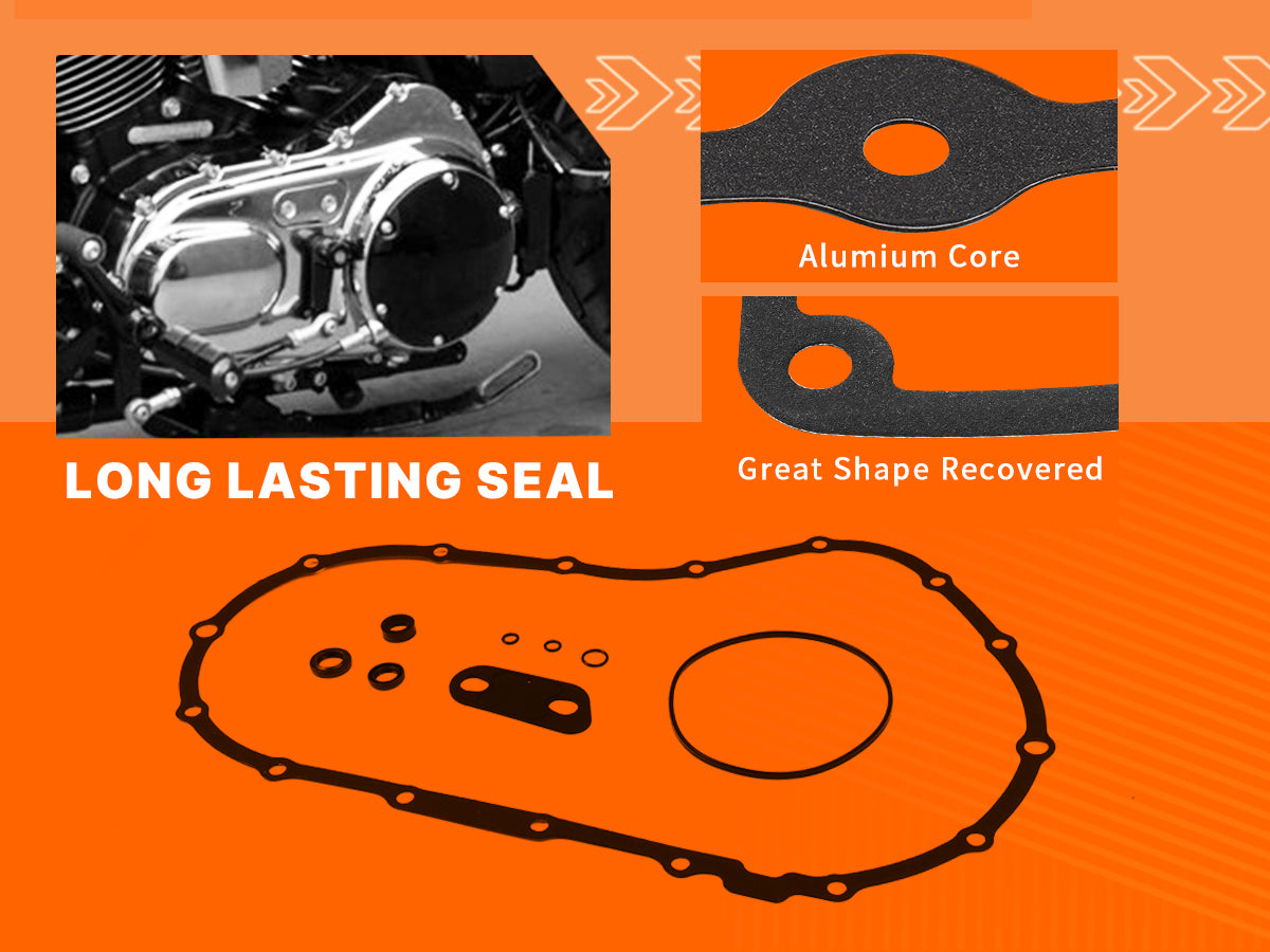 2004-2020 Sportster Primary Cover Gasket Seal Kit, Compatible with Harley Sportster XL 2004-2020 Iron 883 1200