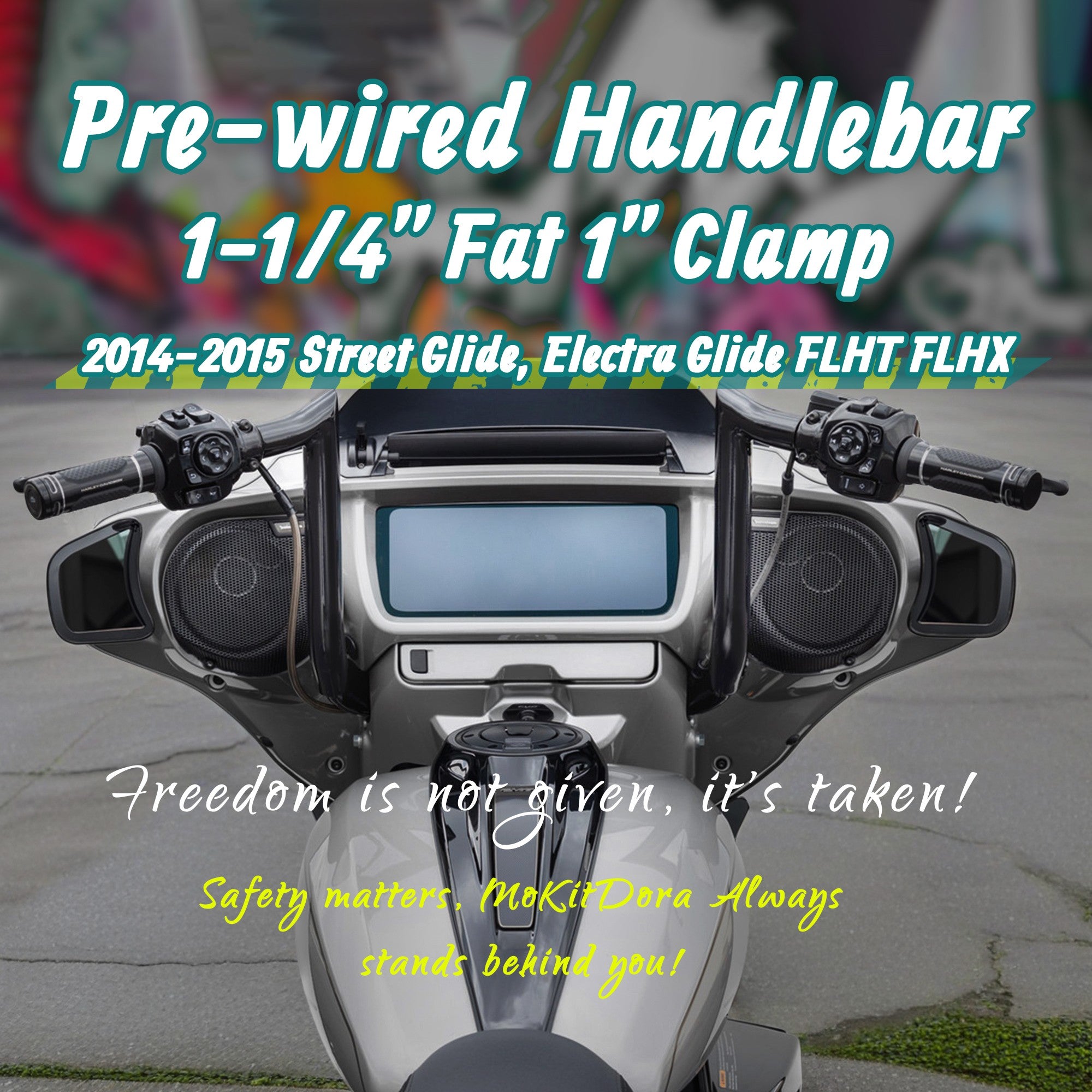 MoKitDora Street Electra Glide CAN-Bus TBW Wire Prewired Handlebar 10