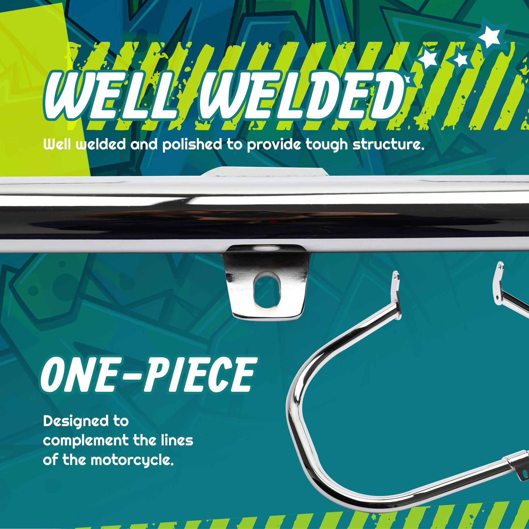 MoKitDora Engine Guard Highway Crash Bar 1.25