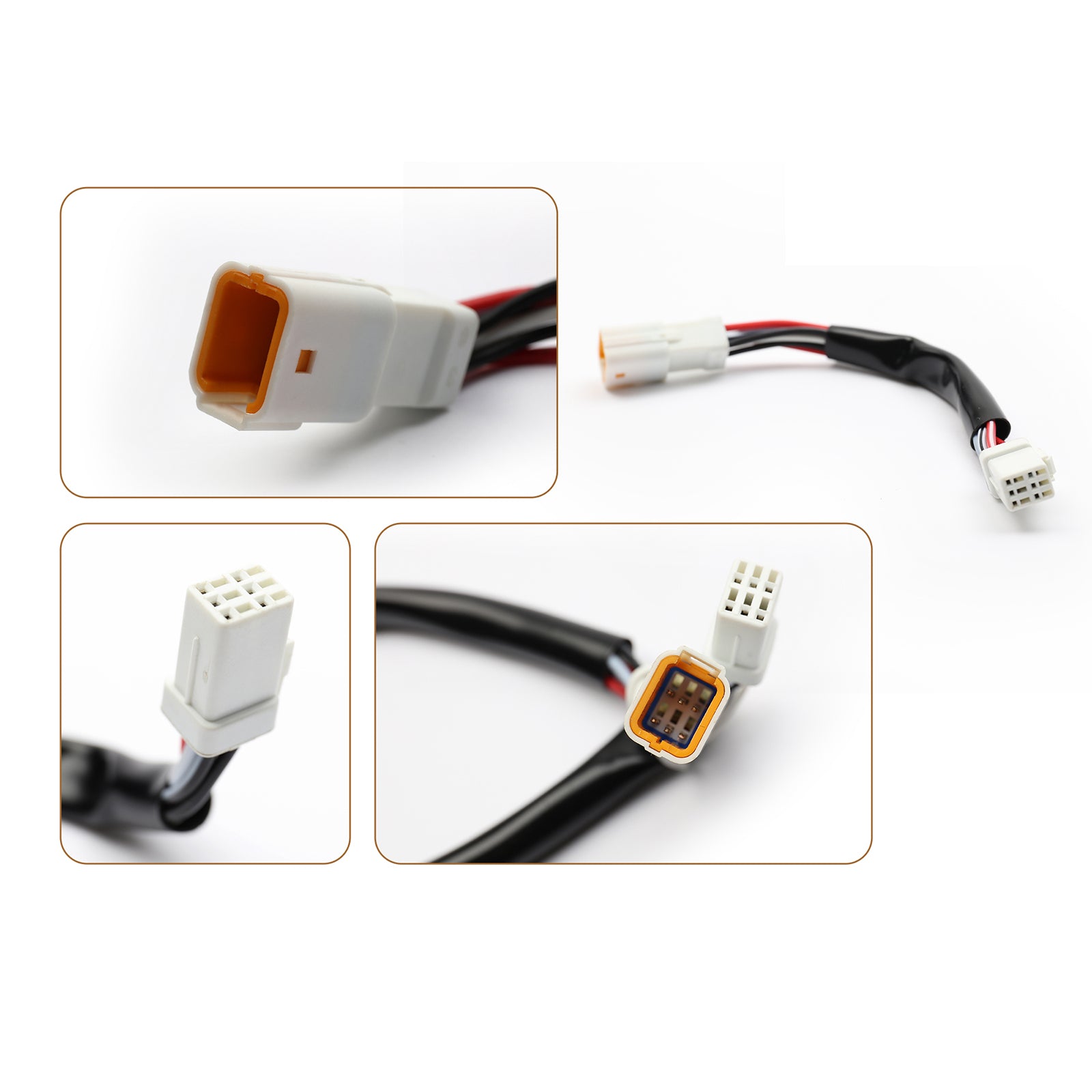 MoKitDora Handlebar Electronic Throttle by Wire (TBW) Extension Harness for 2016-up Harley Softail Touring