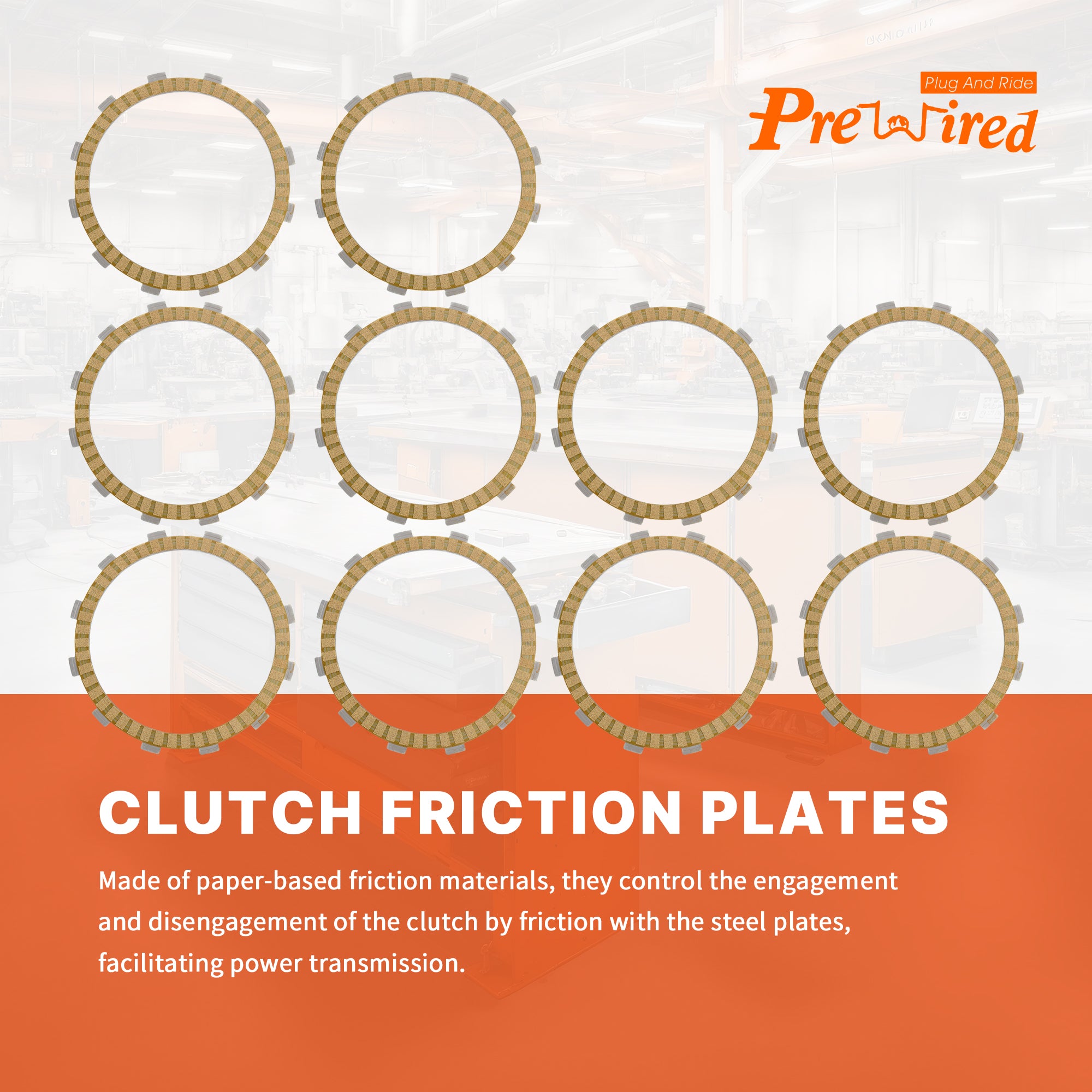 Twin Cam Extra Clutch Friction Steel Plates 19pcs Clutch Kit Compatible with Harley 1999-2017 Softail Dyna Touring Trike Models,1998-1999 Evolution 1340