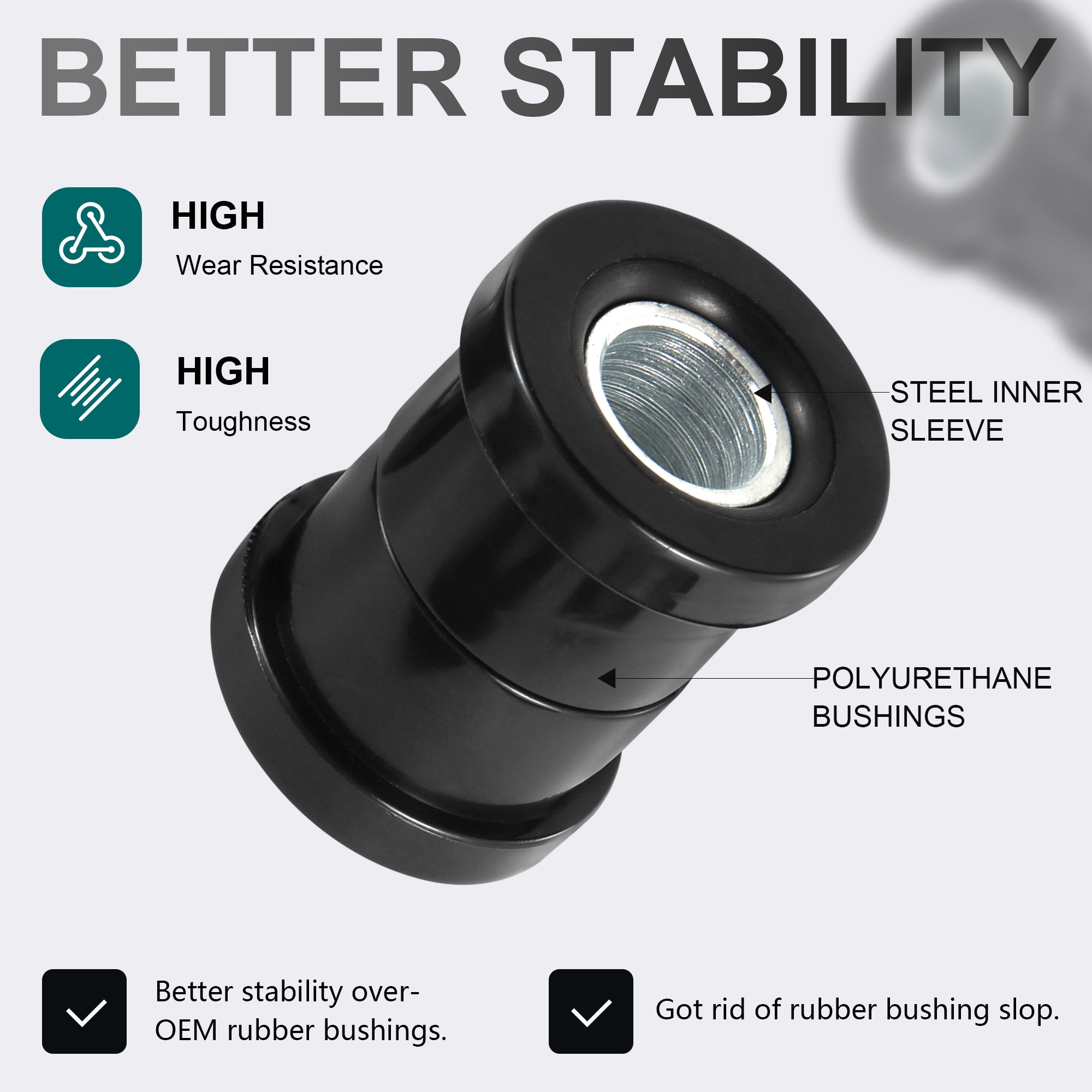 MoKitDora Handlebar Riser Bushings Damper Kit Compatible with Harley 1973-2017 Softail Dyna FXR 1973-up Sportster XL