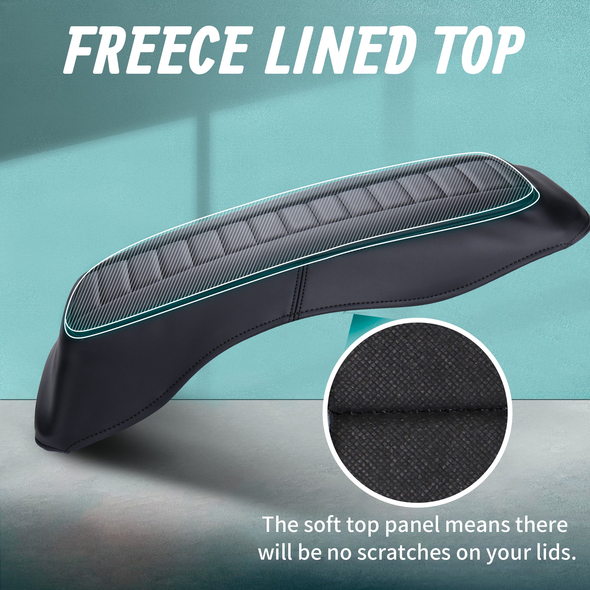 MoKitDora Touring Saddlebag Lid Bra Covers Compatible with 1993-2013 Harley Road King Road Glide Electra Glide Street Glide, Stripes Stitched