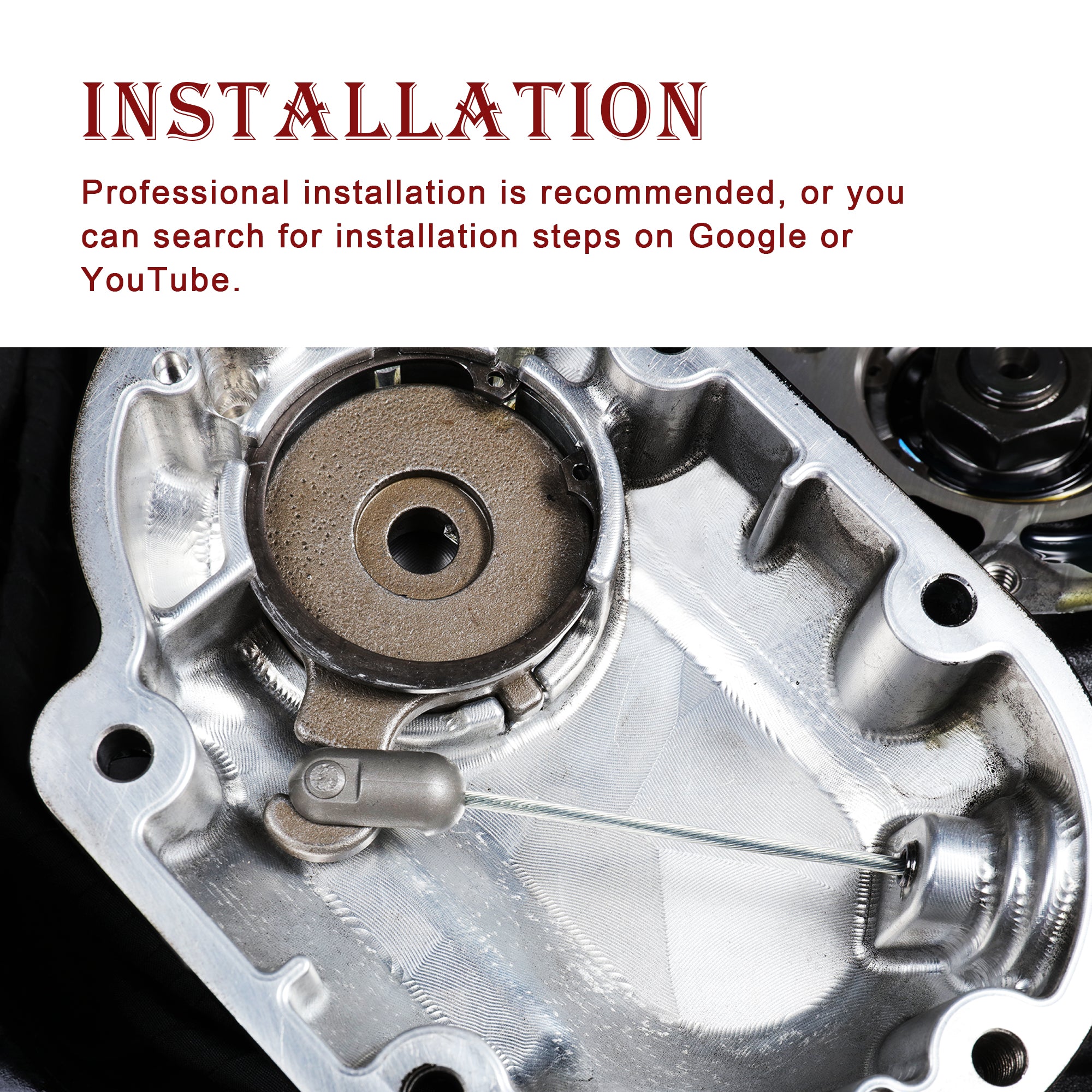 Extended Clutch Cable for 1986-Up Harley Sportster & 1987-2006 Harley Big Twin Models