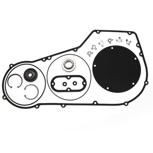 Primary Cover Gasket & Inner Primary Bearing Replacement Seal Kit for Harley 1994-2006 Softail & 1994-2005 Dyna Models