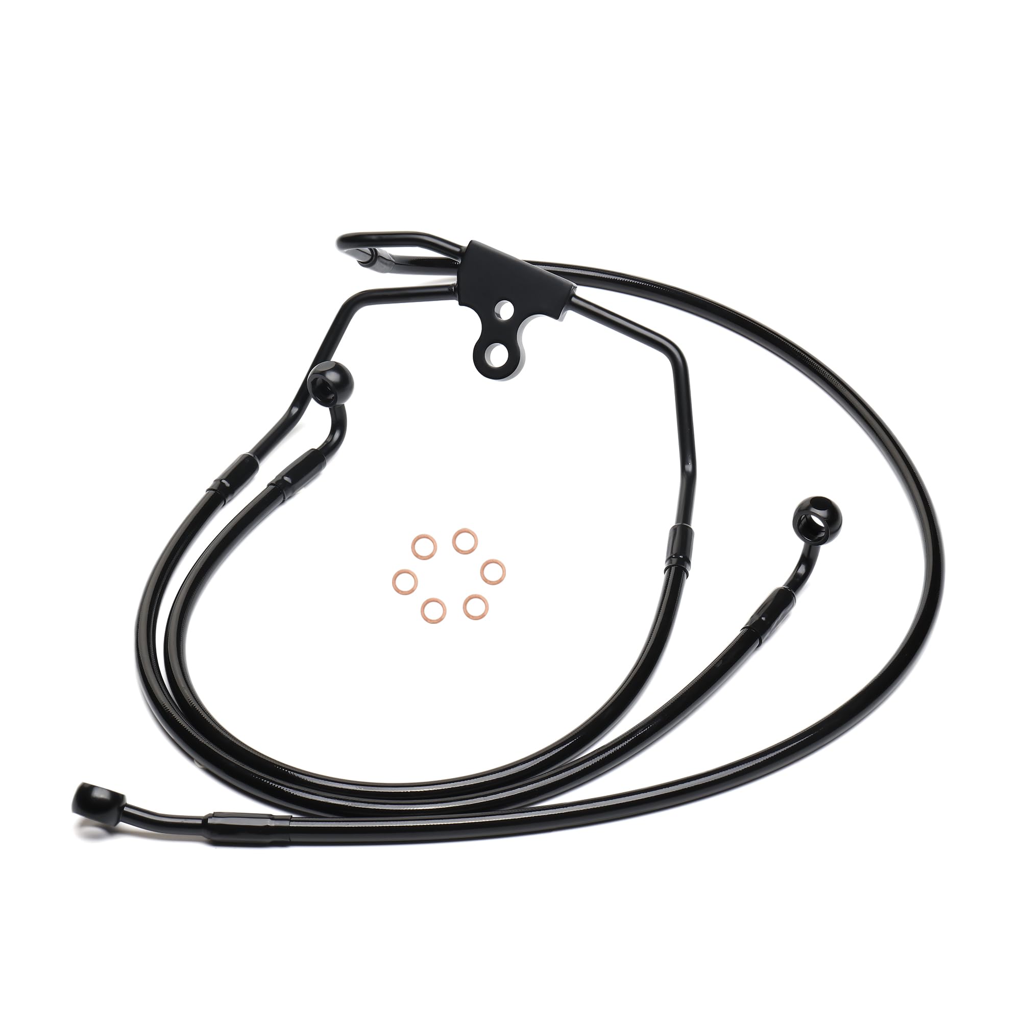 TIGERSGATE 12/14/16 inch Touring Ape hanger Extension Brake Line No/ABS for 1994-2007 Harley Road Glide Street Glide Road King Electra Glide No ABS