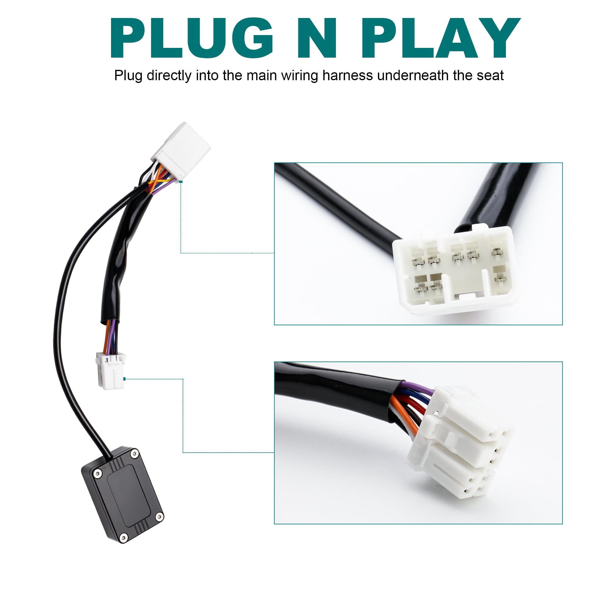 MoKitDora Load Equalizer Resistor Plug and Play Stabilizer Controller for Harley 1996-2013 Touring Electra Road Street Glide King Softail Dyna Sportster Fixes LED Turn Signlal Lights Blinker Issues