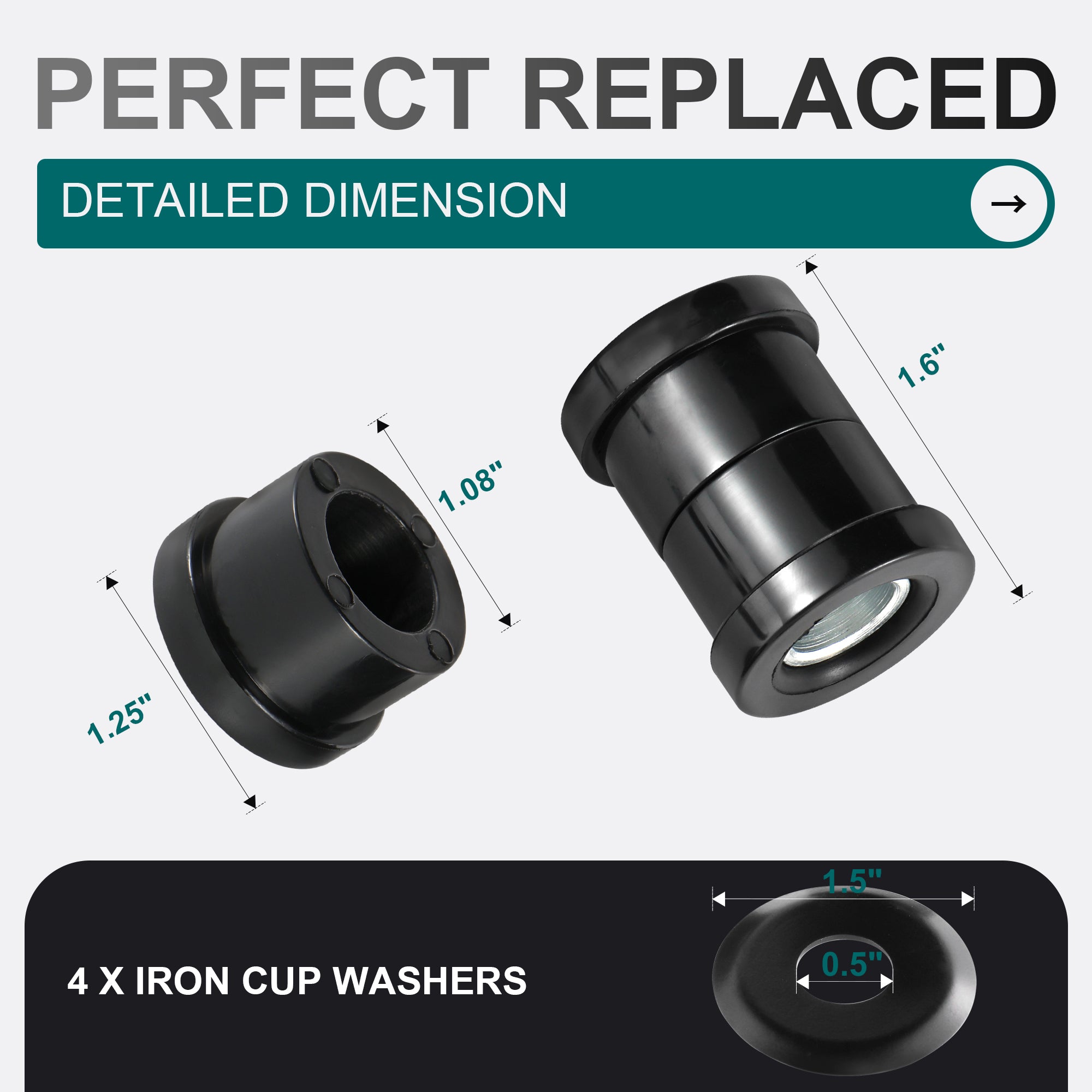 MoKitDora Handlebar Riser Bushings Damper Kit Compatible with Harley 1973-2017 Softail Dyna FXR 1973-up Sportster XL