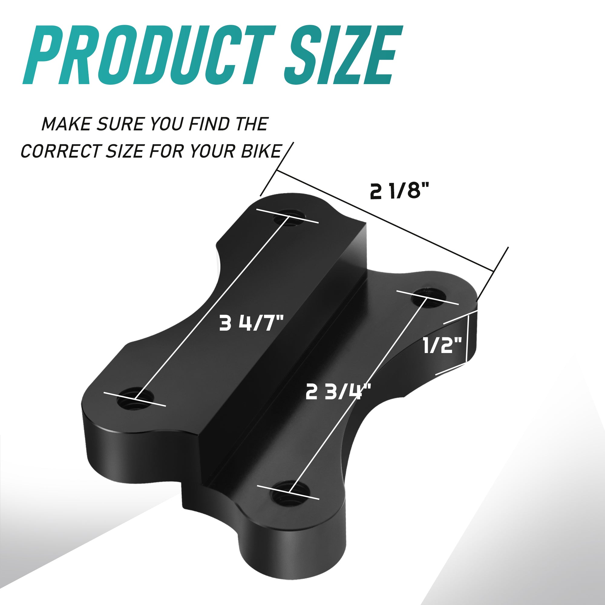 MokitDora Front Fender Spacer Bracket Relocator Riser Kit Compatible with 1986-2017 Harley Softail 21