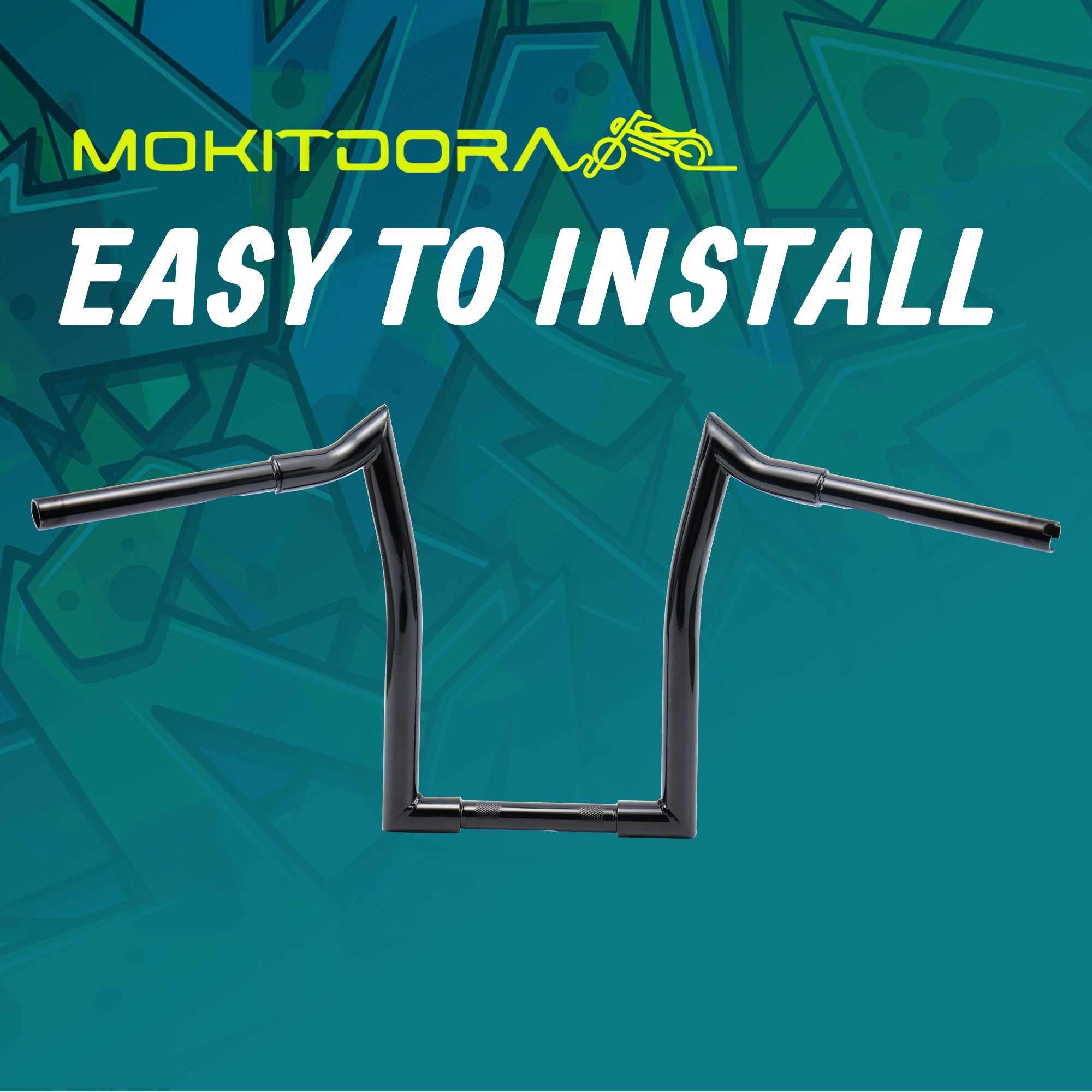 Sportster Dyna Softail 10” Rise Ape Hangers 1.25” Fat 1