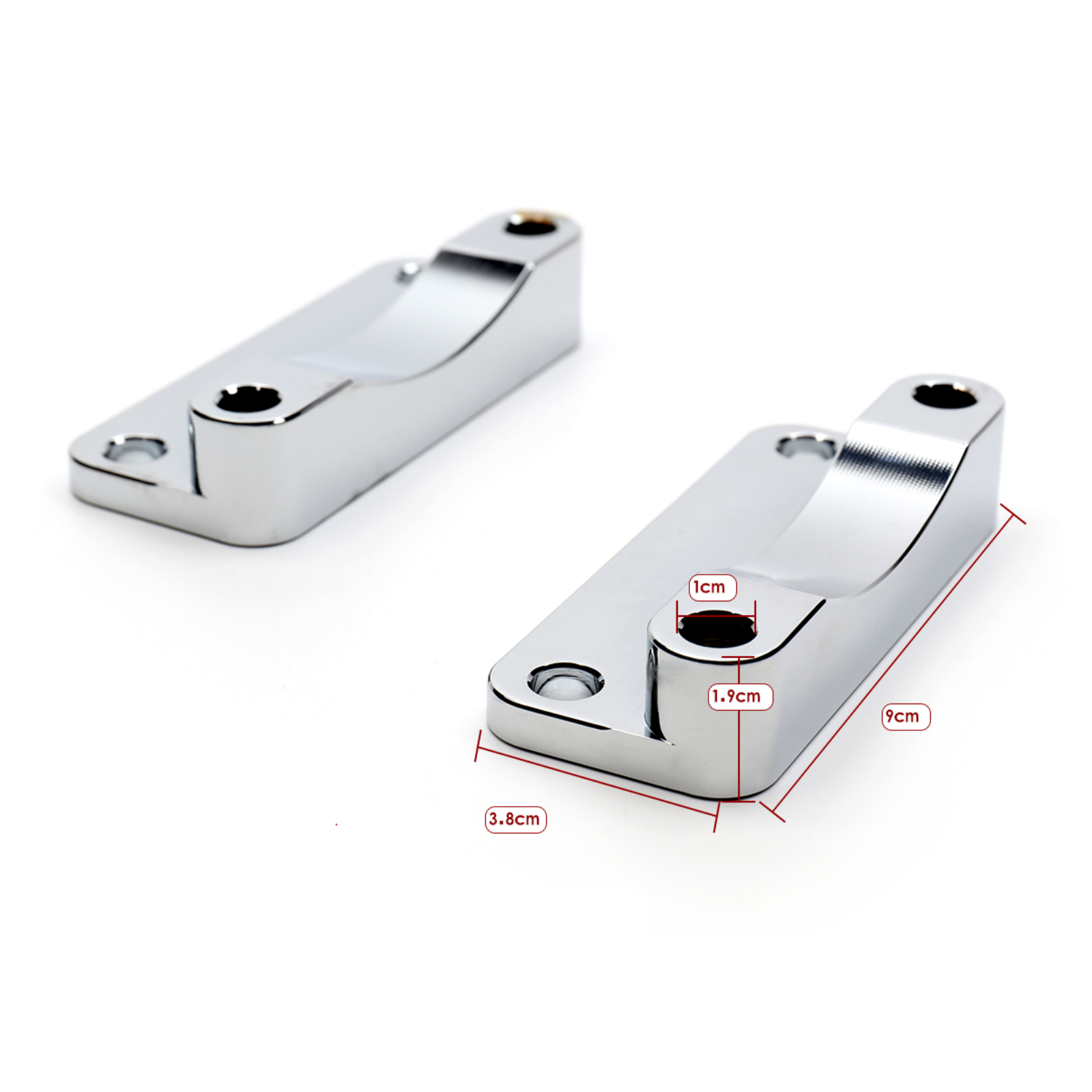 MokitDora Front Fender Spacer Bracket Relocator Kit 20mm Lift Riser Fits Harley Touring Road King Street Electra Glide FLHR FLHT 1993-2013 21