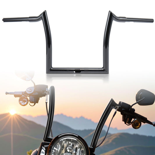 TIGERSGATE 1-1/4 Fat Meathook Monkey Bagger 10/12/14/16 inch Rise Ape Hanger Handlebar for 2015-2023 Road Glide, Road Glide Special, Road Glide Custom, Road Glide Ultra