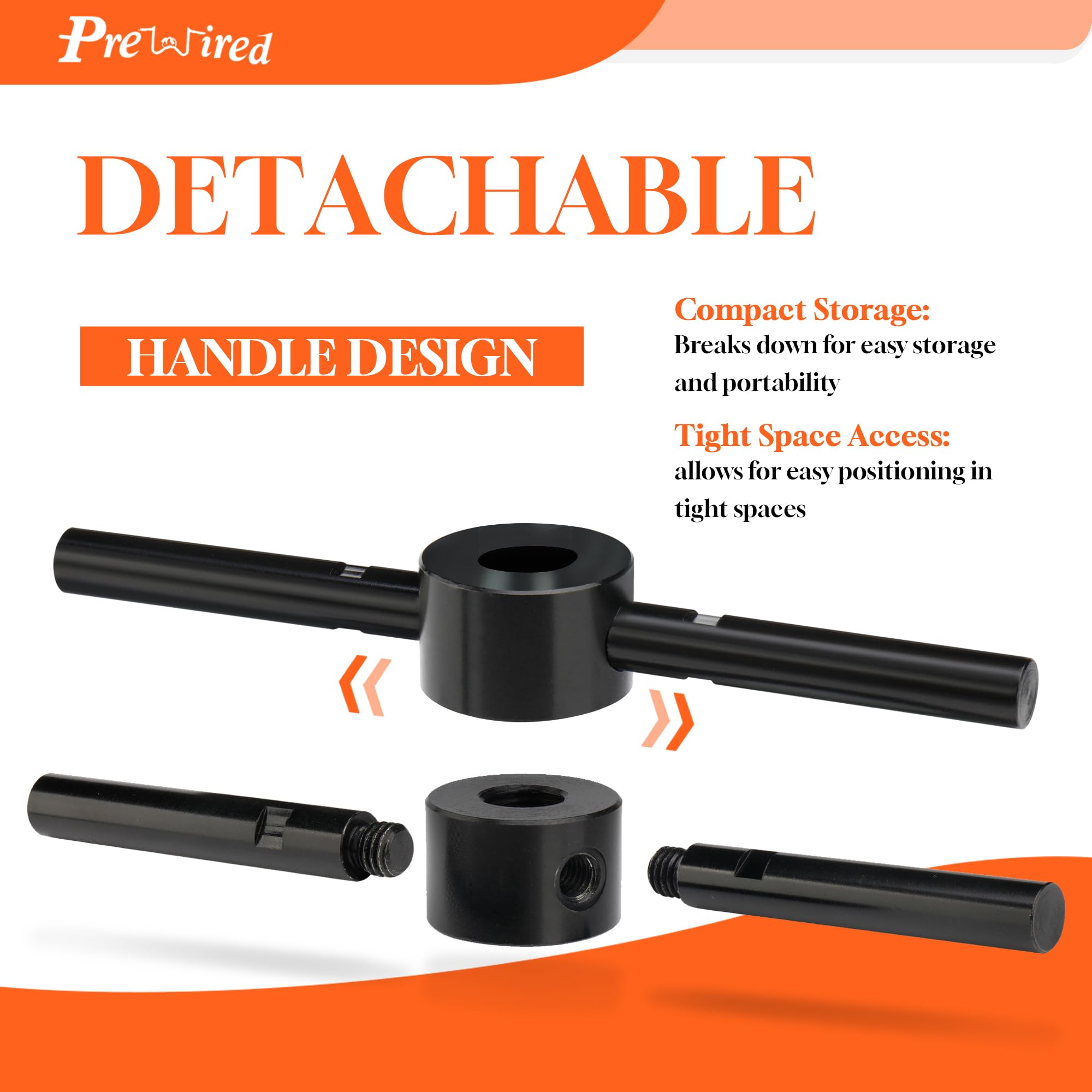 Prewired Clutch Spring Compressor Compression Tool for Harley 1990-2007 1340cc Touring Softail Dyna Sportster XL 1200 883 Buell Models, Replace OEM HD-38515A