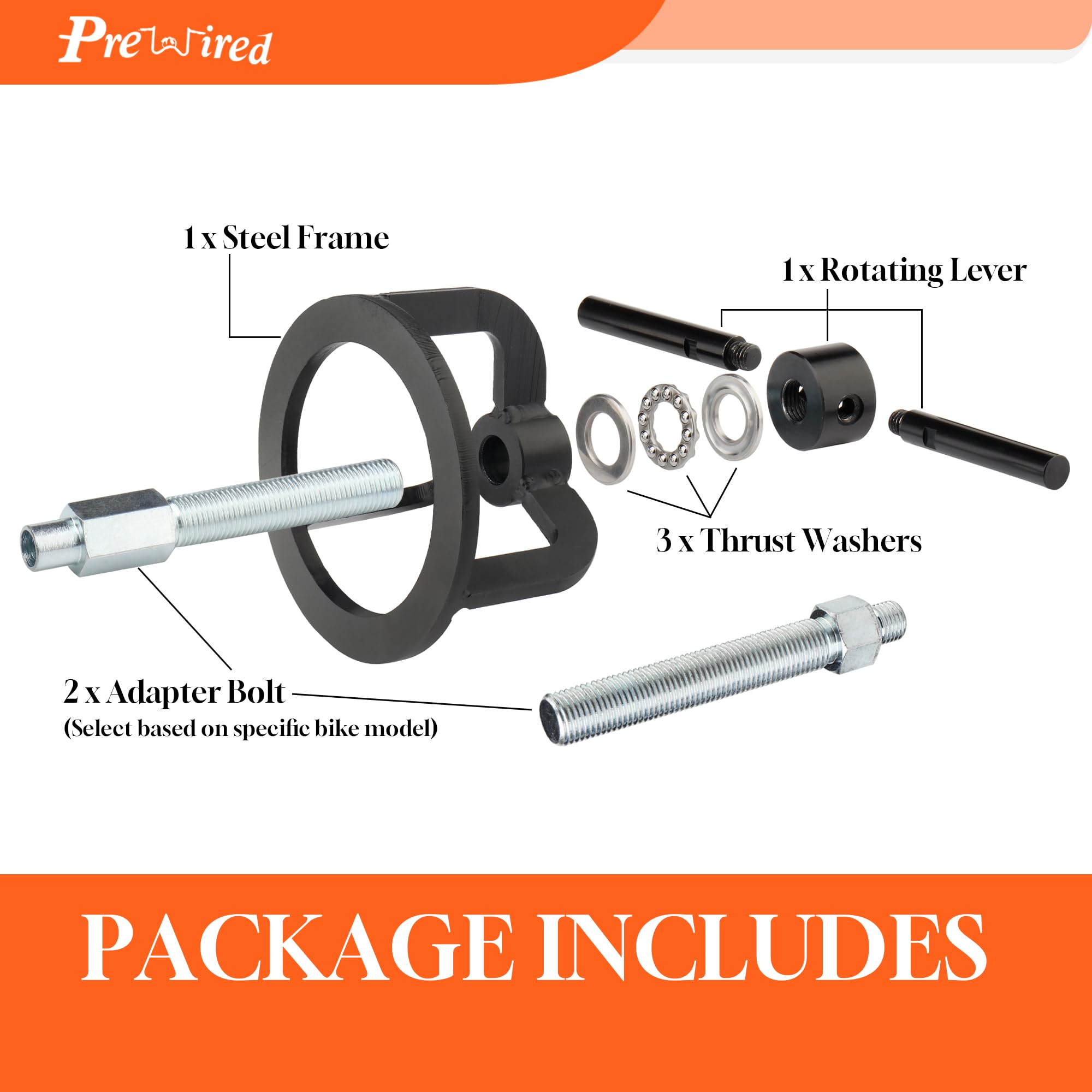 Prewired Clutch Spring Compressor Compression Tool for Harley 1990-2007 1340cc Touring Softail Dyna Sportster XL 1200 883 Buell Models, Replace OEM HD-38515A