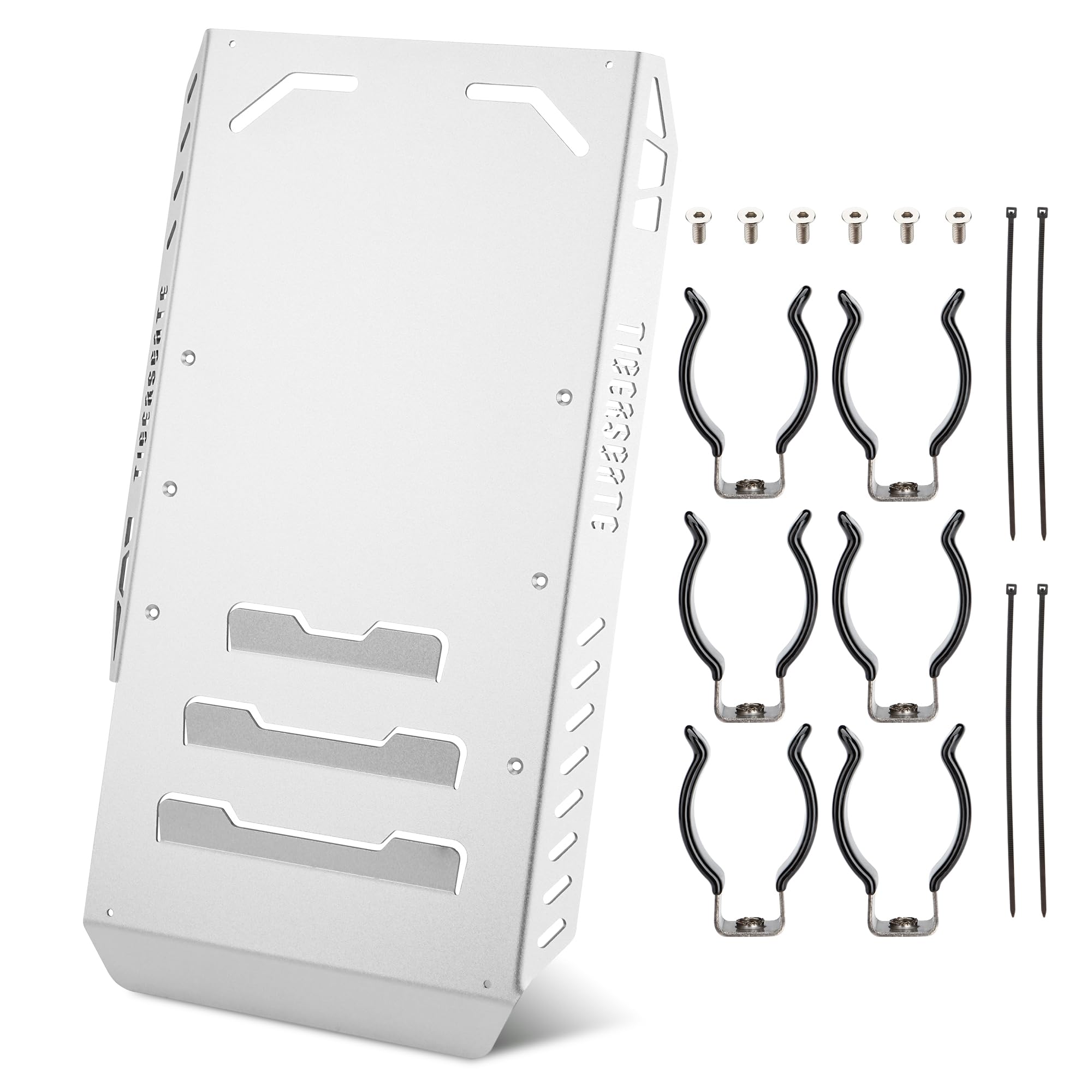 TIGERSGATE Aluminium Skid Plate Lower Engine Chassis Protection Guard for 2014-2023 Harley Touring Street Electra Road Glide King