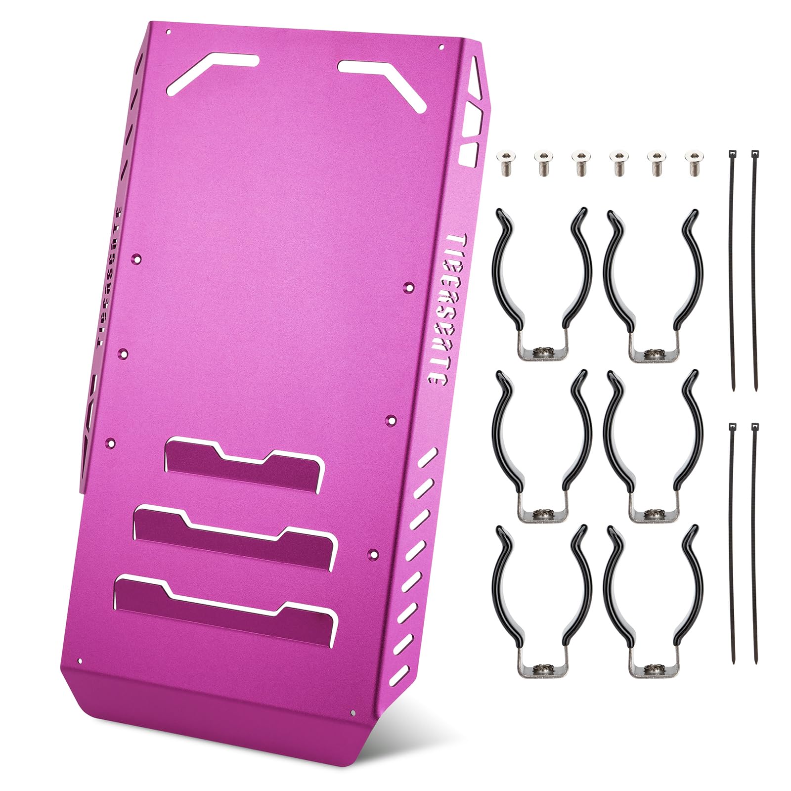 TIGERSGATE Aluminium Skid Plate Lower Engine Chassis Protection Guard for 2014-2023 Harley Touring Street Electra Road Glide King