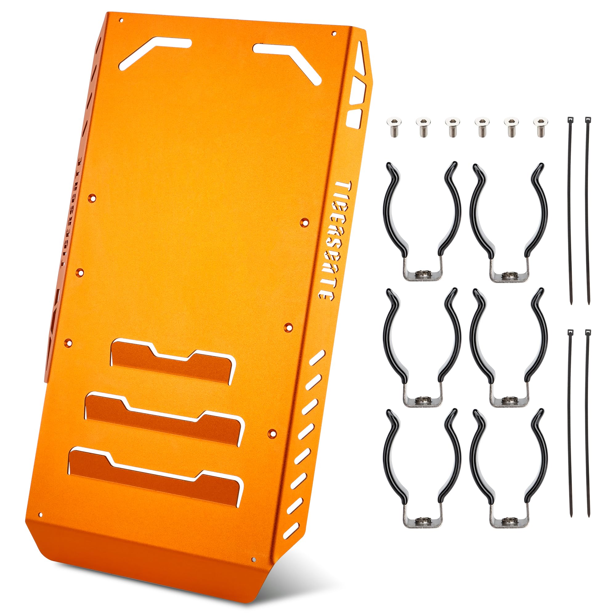 TIGERSGATE Aluminium Skid Plate Lower Engine Chassis Protection Guard for 2014-2023 Harley Touring Street Electra Road Glide King