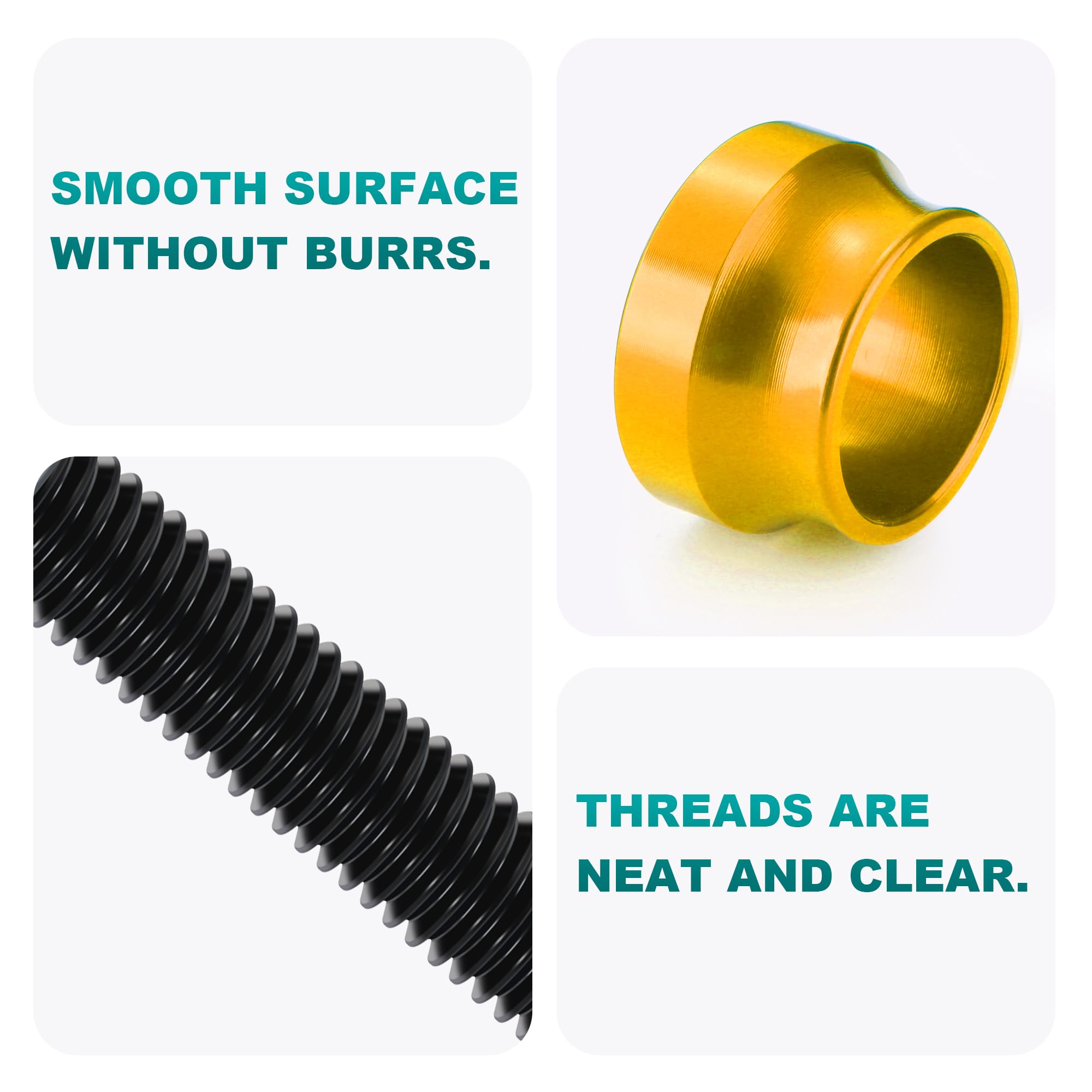 MoKitDora 72 pcs Motorcycle Bolt Covers Engine Bolt & Head Toppers Caps Kit for 2007-2017 Harley Twin Cam Softail Touring Dyna