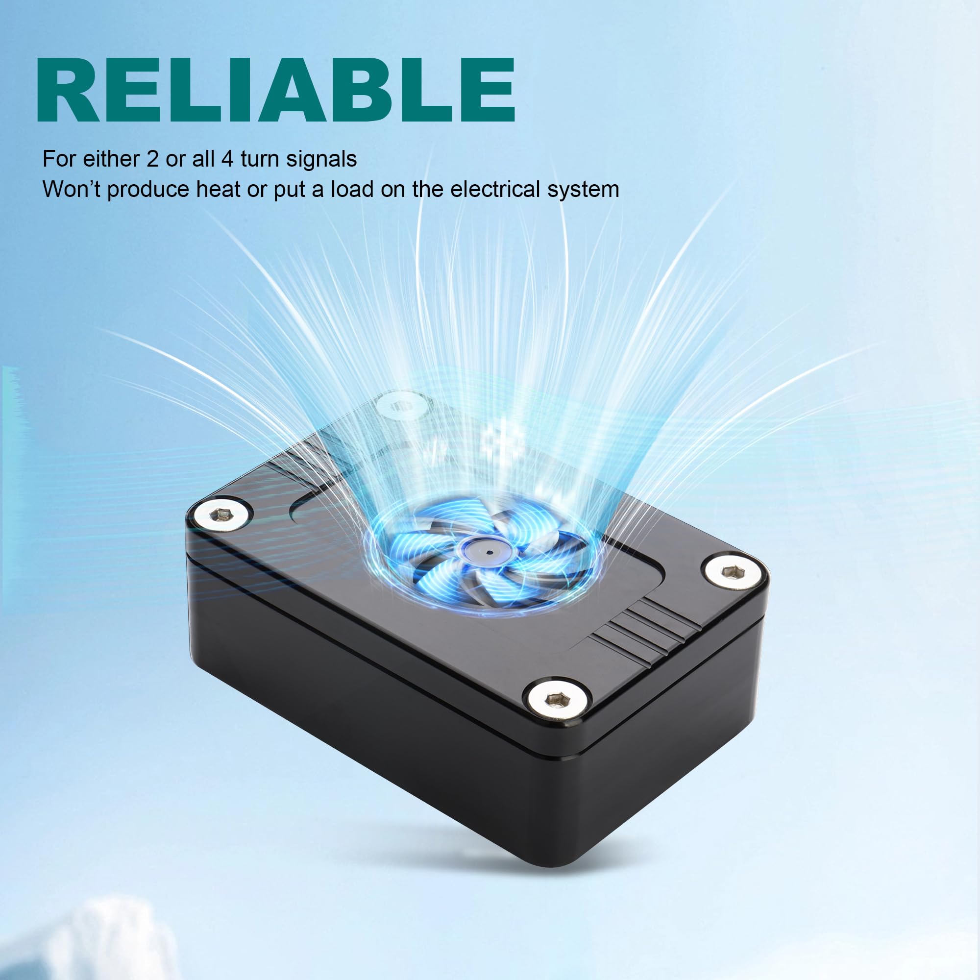 MoKitDora Load Equalizer Resistor Plug and Play Stabilizer Controller for Harley 1996-2013 Touring Electra Road Street Glide King Softail Dyna Sportster Fixes LED Turn Signlal Lights Blinker Issues