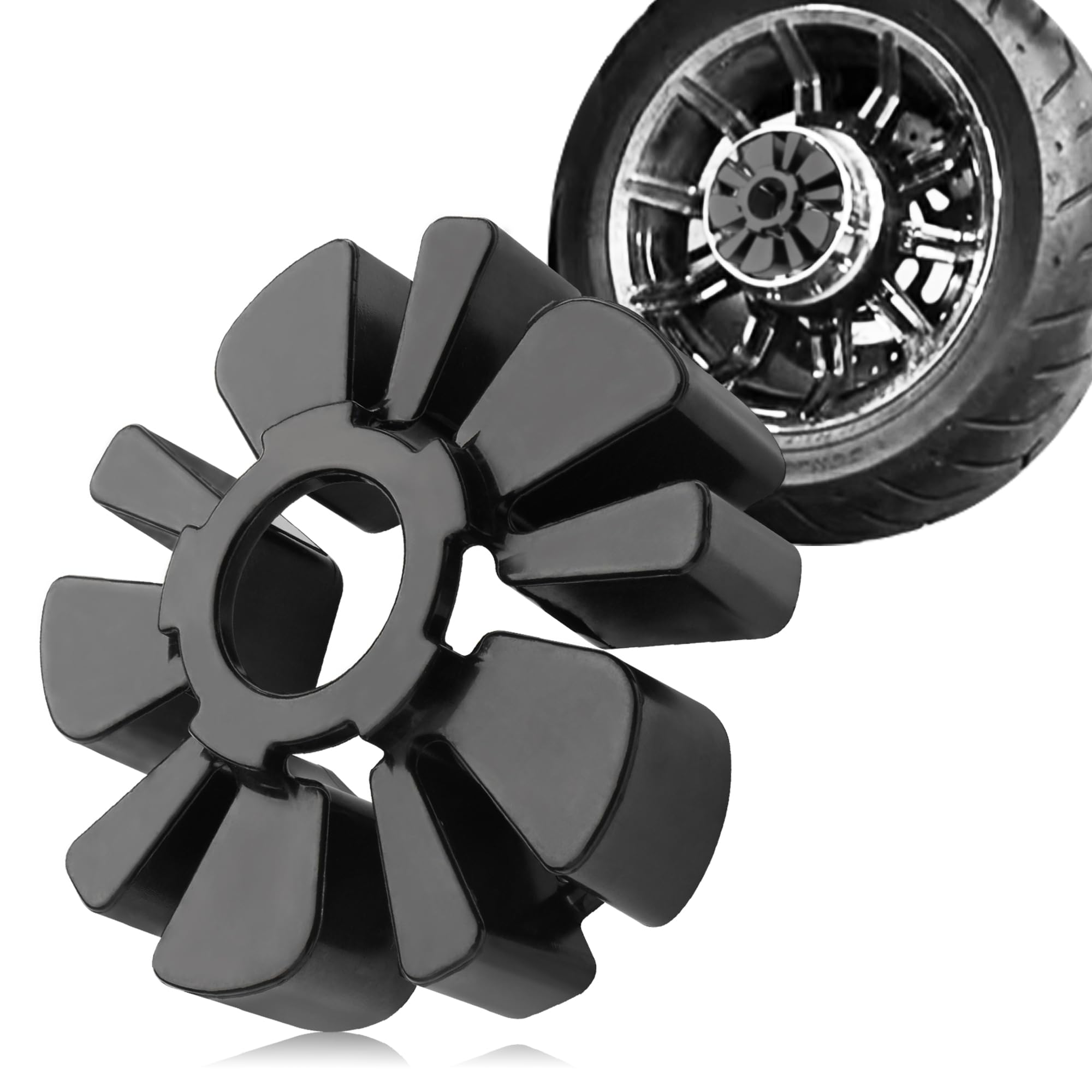 Cush Drive Isolator Dampener for Harley Touring 2009-2023 Street Glide Road Glide Road King Electra Glide Ultra Classic Rear Wheel Hub, Rubber Material, Black Color