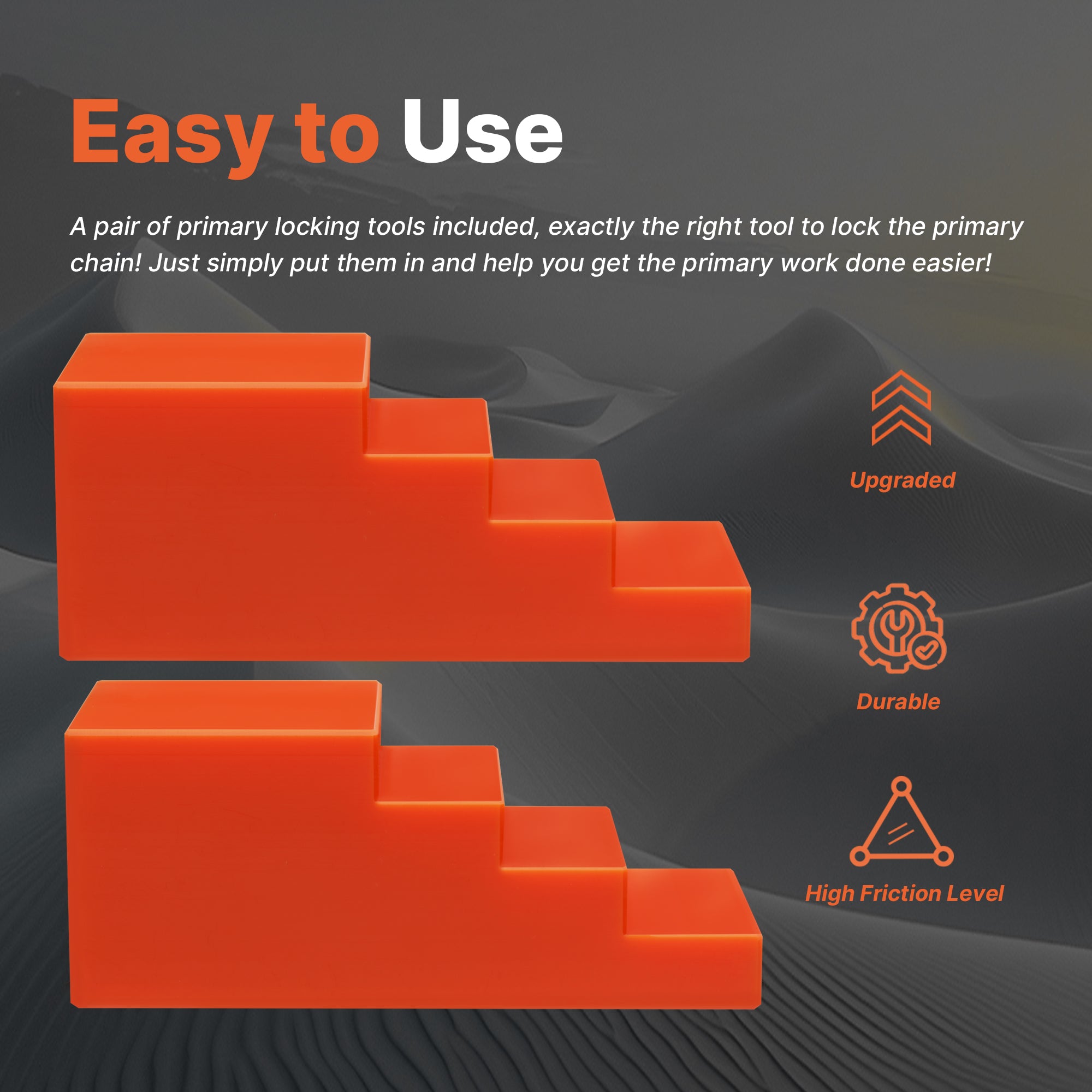 Primary Drive Locking Tools 2pcs Motorcycle Transmissions Chains Locking Tool Universal, Perfect for All Big Twin and XL