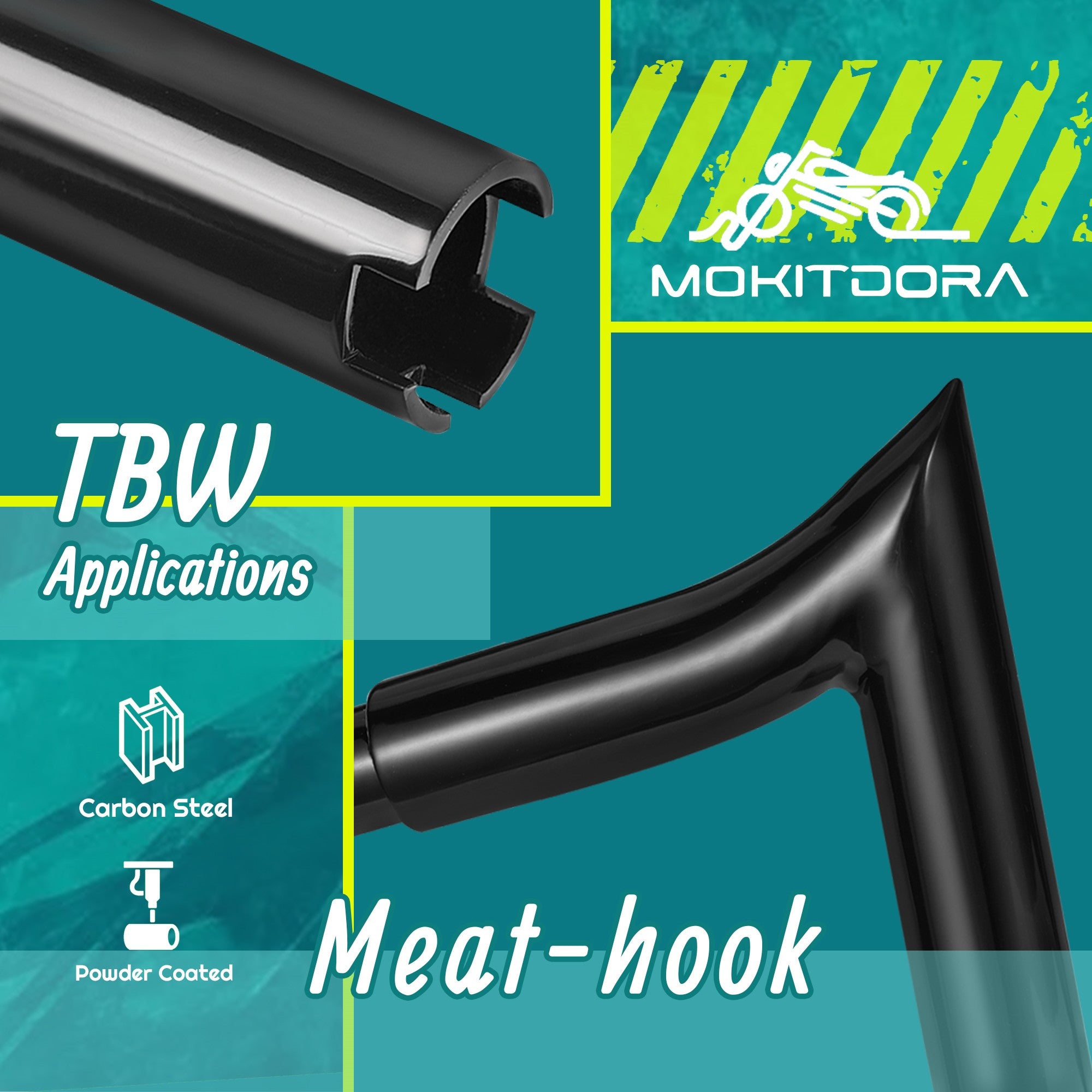 MoKitDora Street Electra Glide CAN-Bus TBW Wire Prewired Handlebar 10