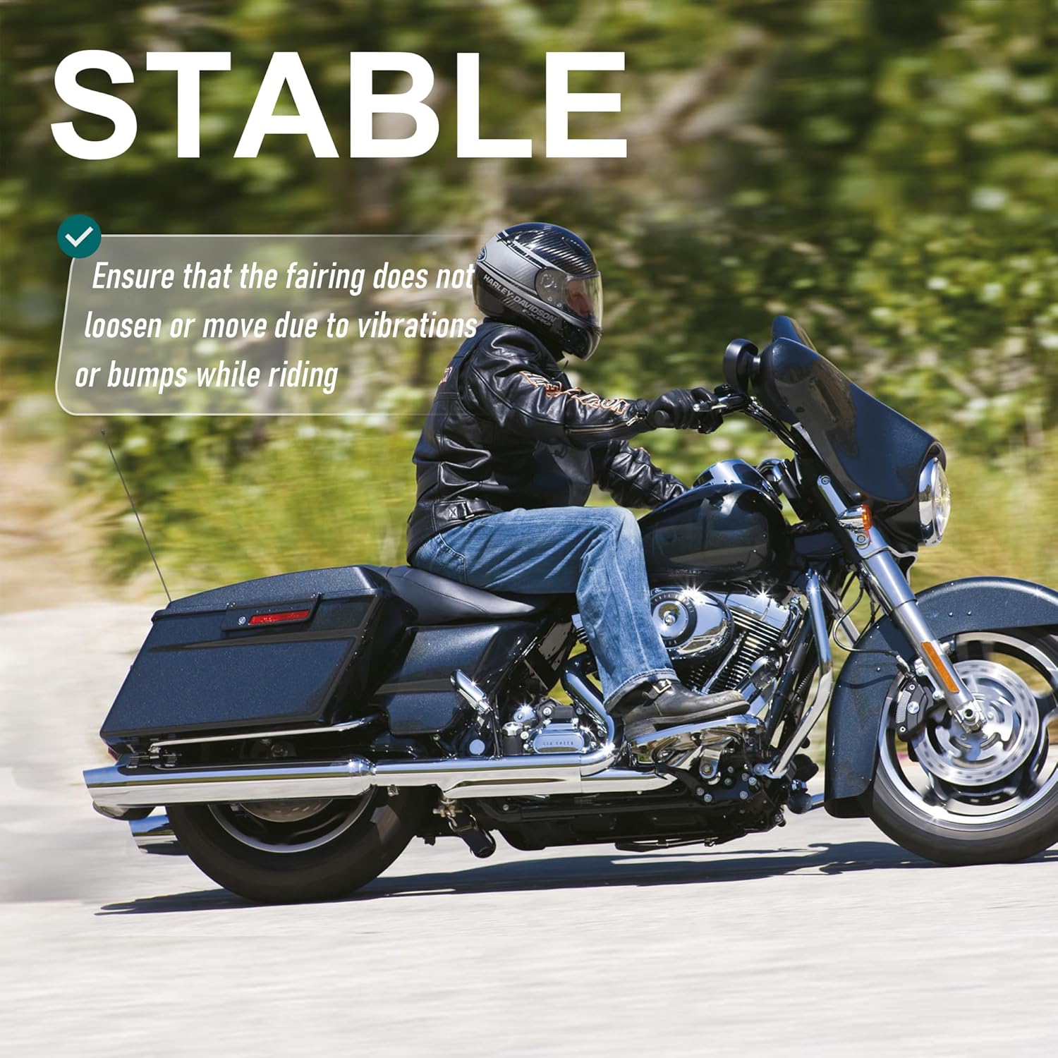 MoKitDora 6PCS Rubber Side Cover Grommets Compatible with Harley 2008-Later Touring Road Glide Road King Street Glide Electra Glide