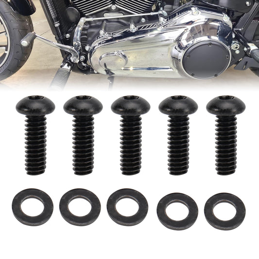 TIGERSGATE Derby Cover Hardware Bolt Kit for '19-Later Softail and '18-Later FLSB Sport Glide Models.