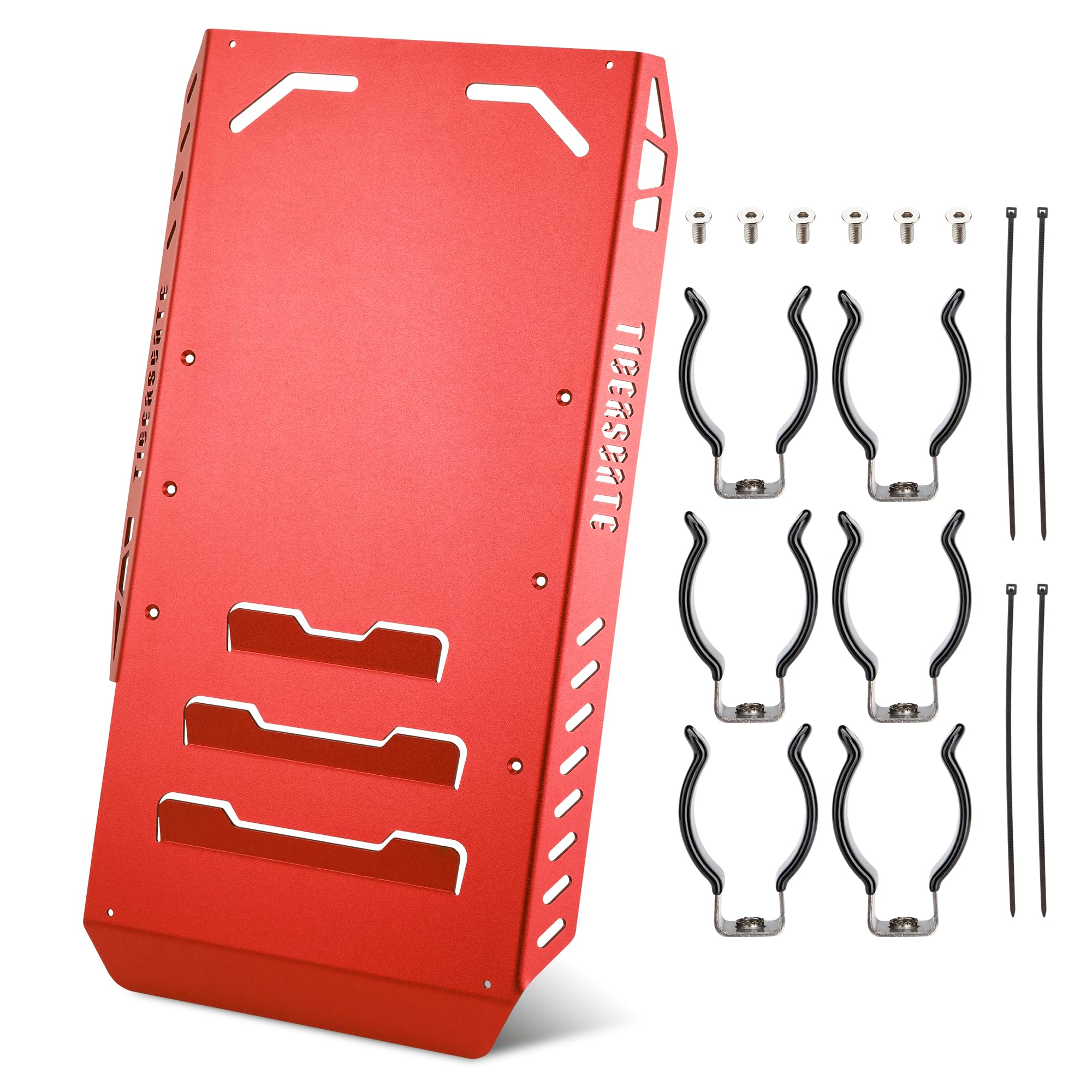 TIGERSGATE Aluminium Skid Plate Lower Engine Chassis Protection Guard for 2014-2023 Harley Touring Street Electra Road Glide King