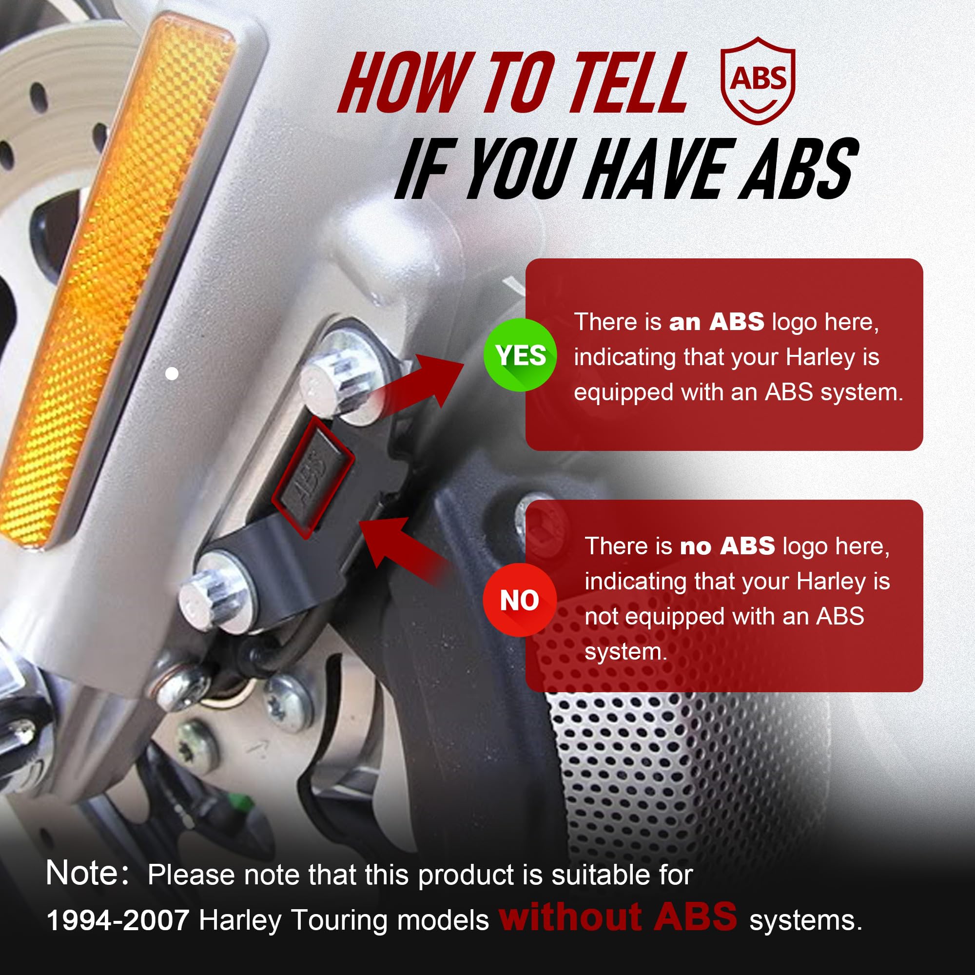 TIGERSGATE 12/14/16 inch Touring Ape hanger Extension Brake Line No/ABS for 1994-2007 Harley Road Glide Street Glide Road King Electra Glide No ABS