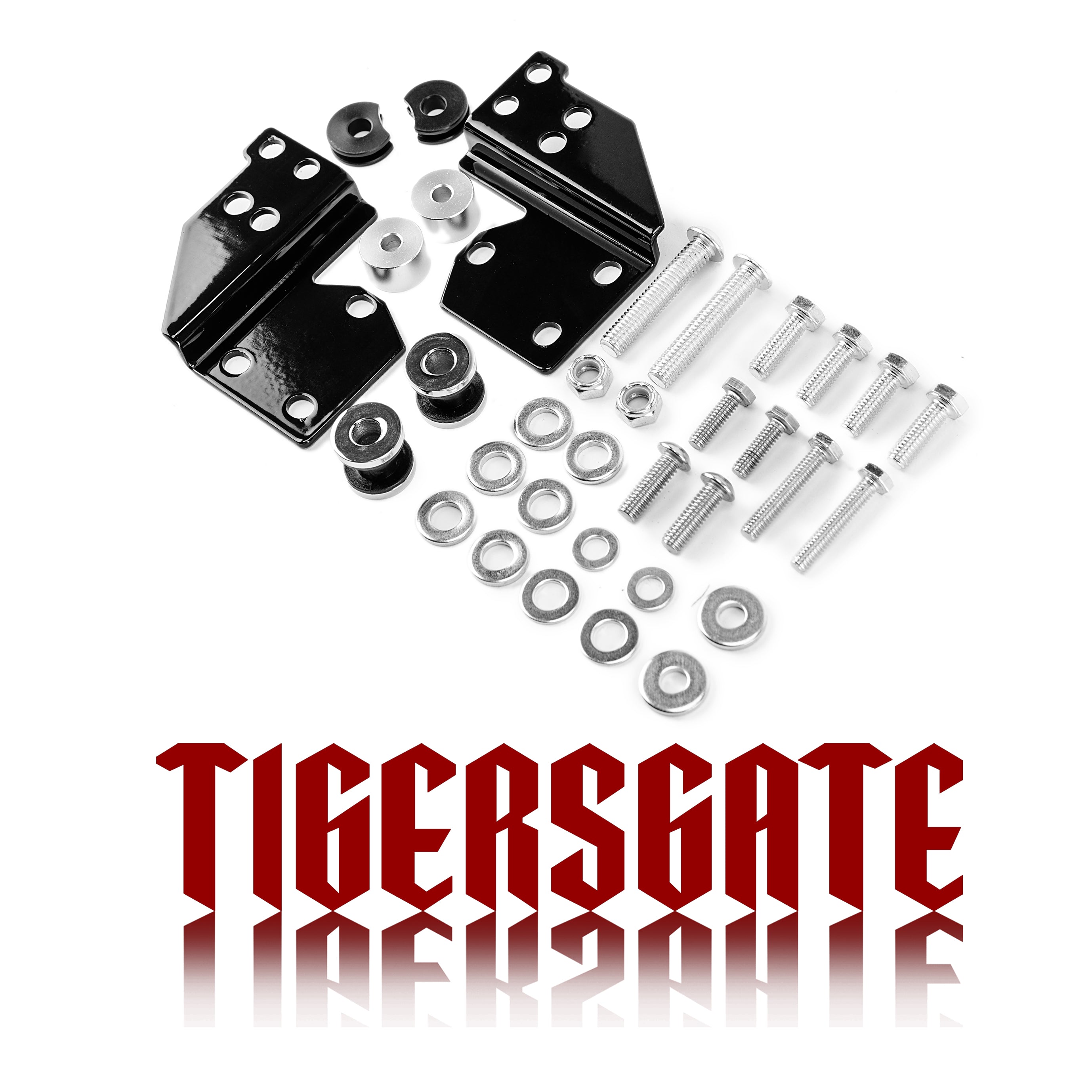 Black Detachable Motorcycle Front Docking Hardware Kit Compatible with Harley Touring 1997-2008,Road King, Road Glide, Street Glide & Electra Glide