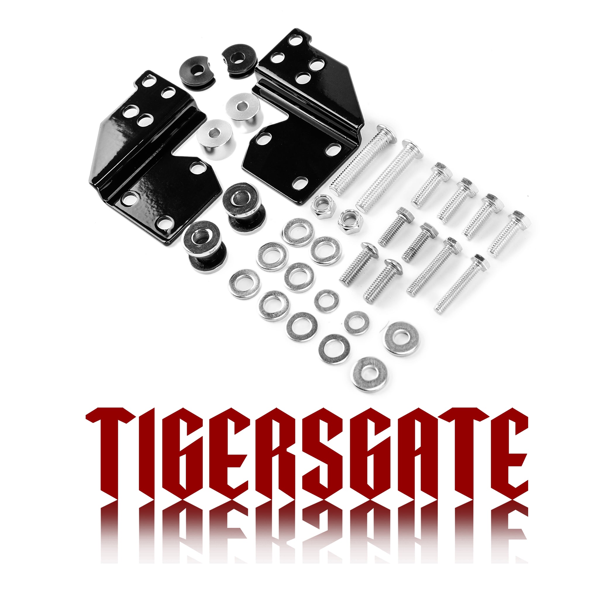 Black Detachable Motorcycle Front Docking Hardware Kit Compatible with Harley Touring 1997-2008,Road King, Road Glide, Street Glide & Electra Glide