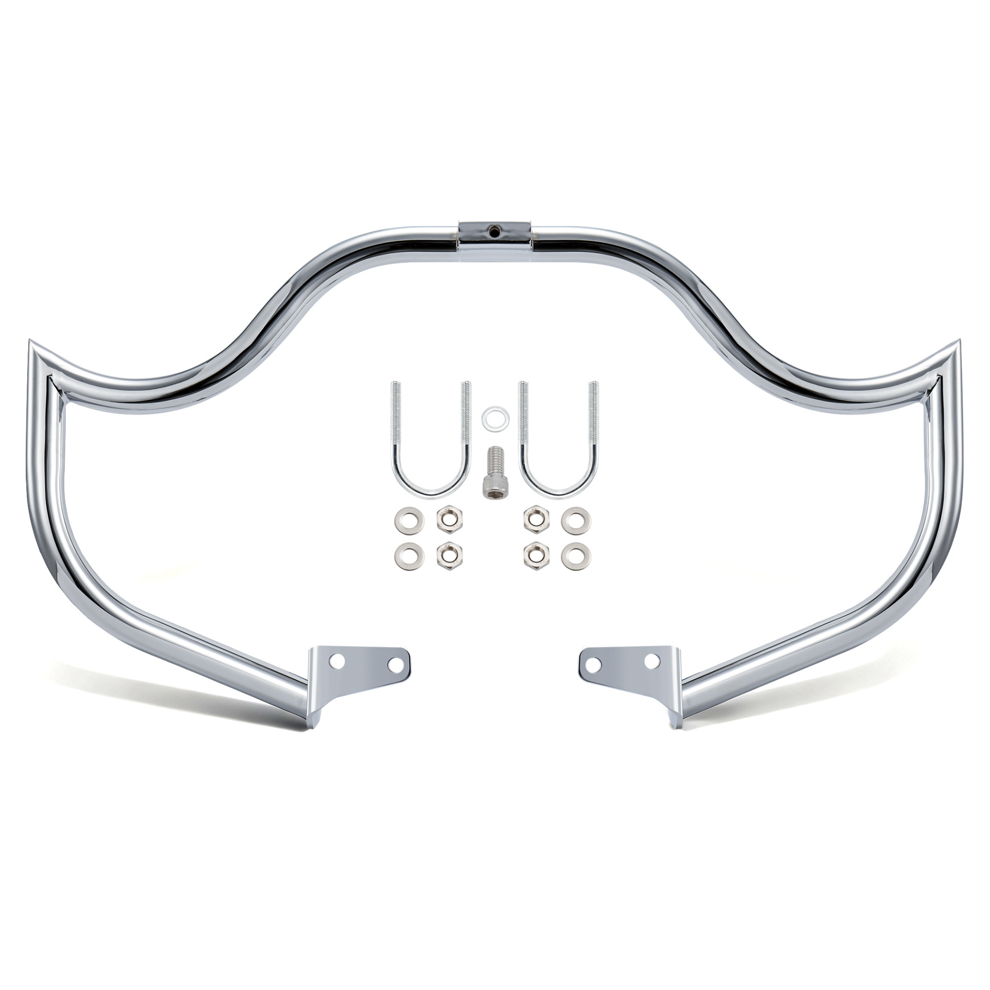 MoKitDora Dyna Meathook or Mustache Engine Guard Highway Crash Bar 1.5