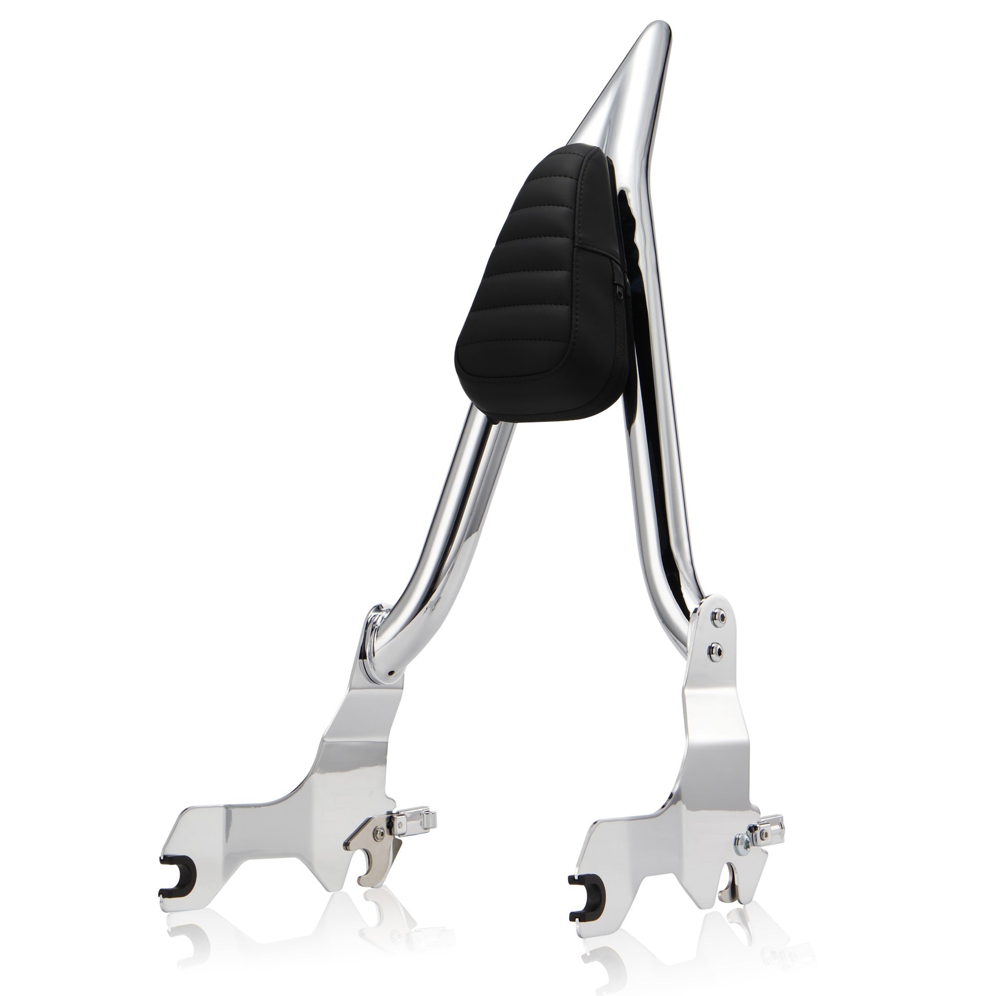 MoKitDora Sissy Bar Detachable Holdfast Backrest Compatible with Harley 2018-UP Softail Fat Bob FXFB FXFBS, Chrome