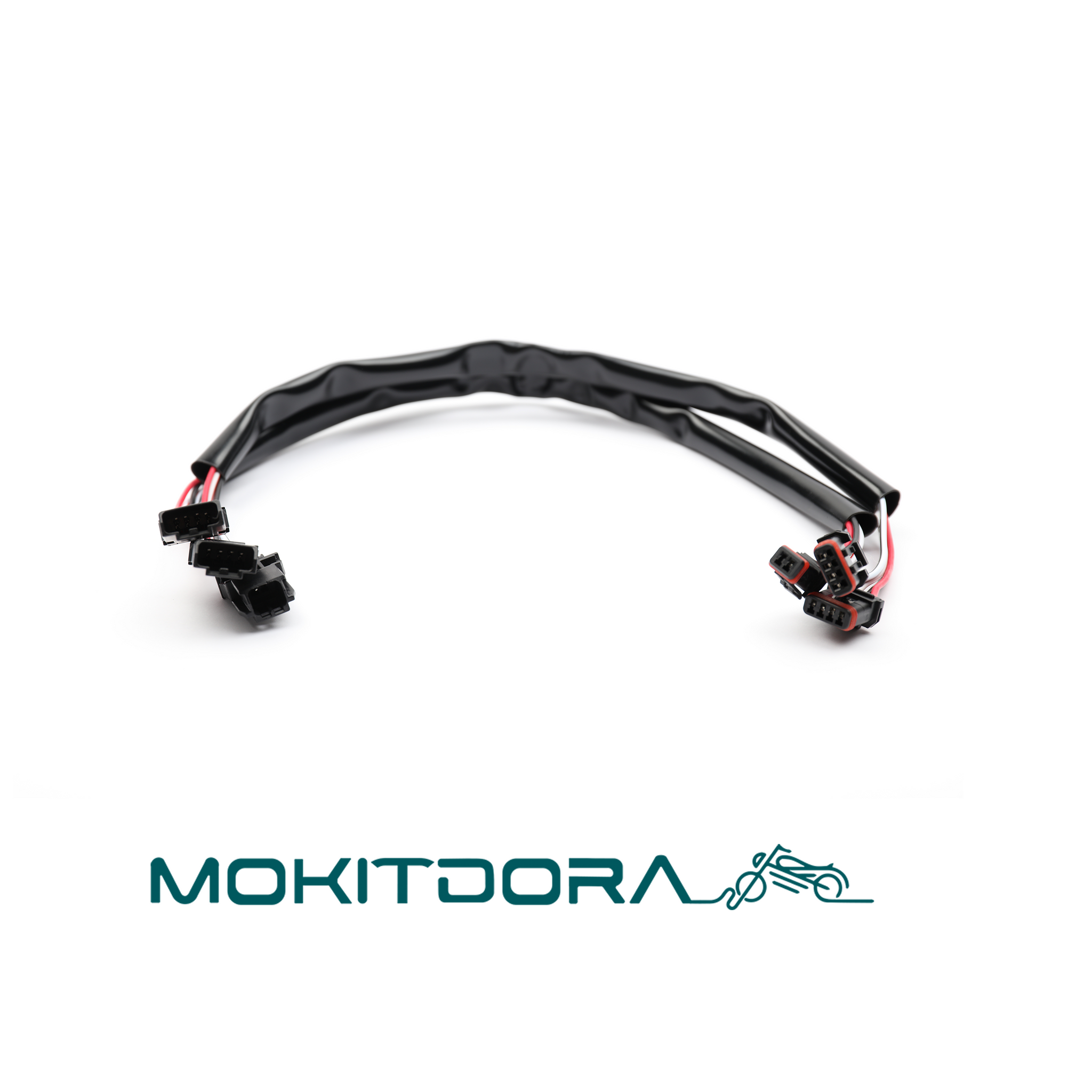 MoKitDora Handlebar Extended Wire Harness CAN-Bus Switch Wiring for Harley Softail Touring Dyna Sportster Models